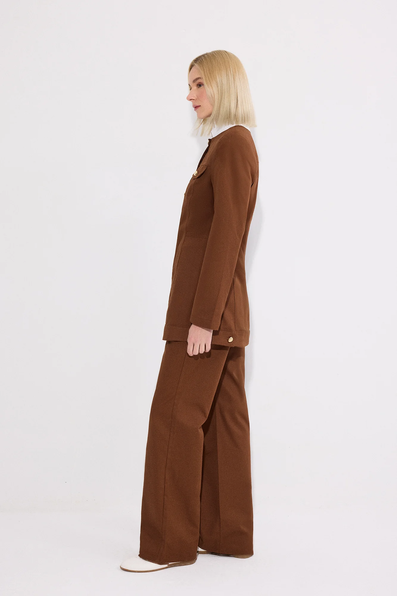SLIM FIT GABARDINE JACKET - Image 5