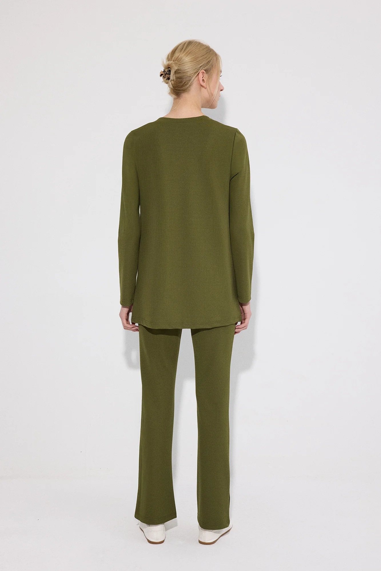 SNAP DETAILED TUNIC TROUSER SET - Image 7