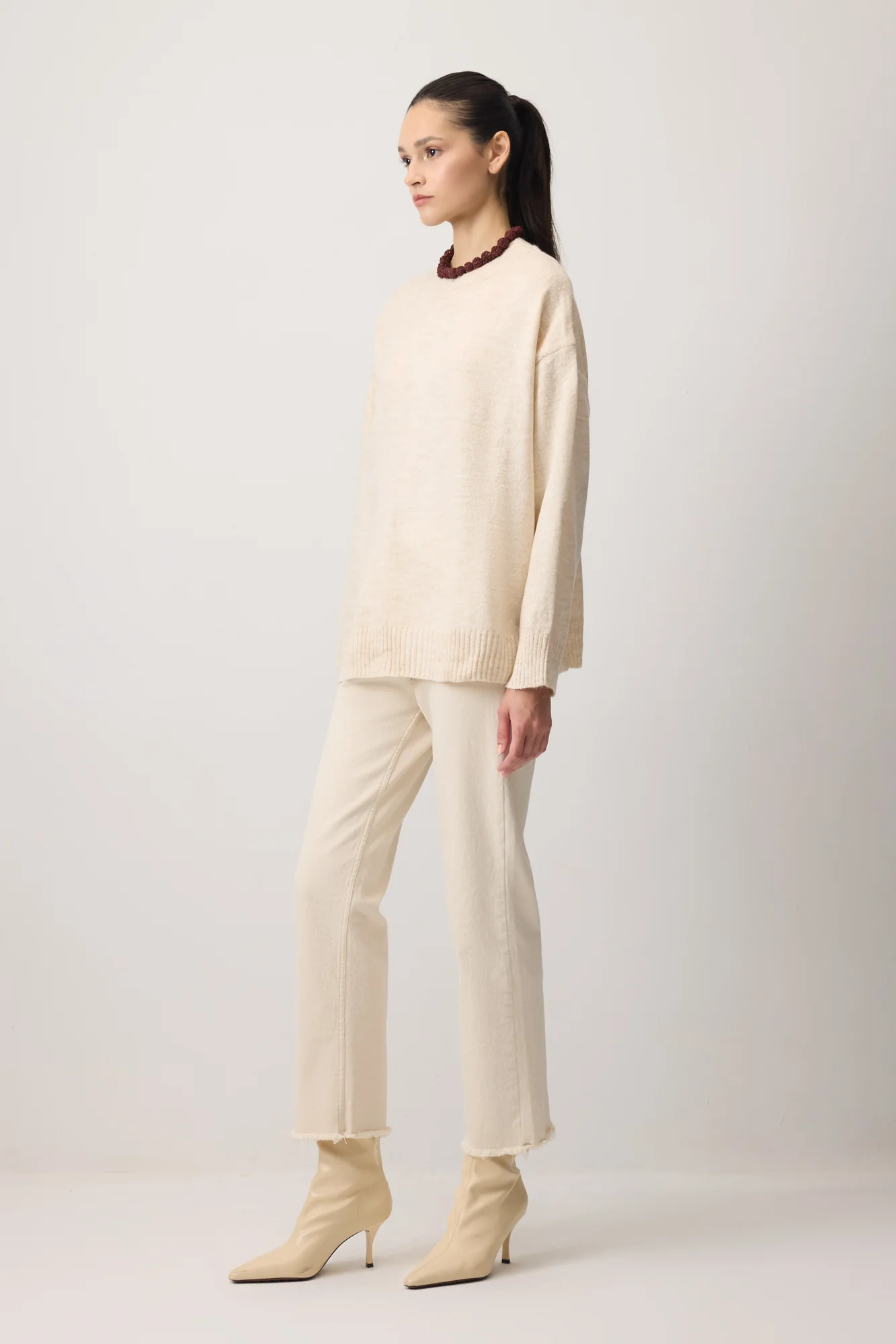 SOLID COLOR OVERSIZE SWEATER - Image 4