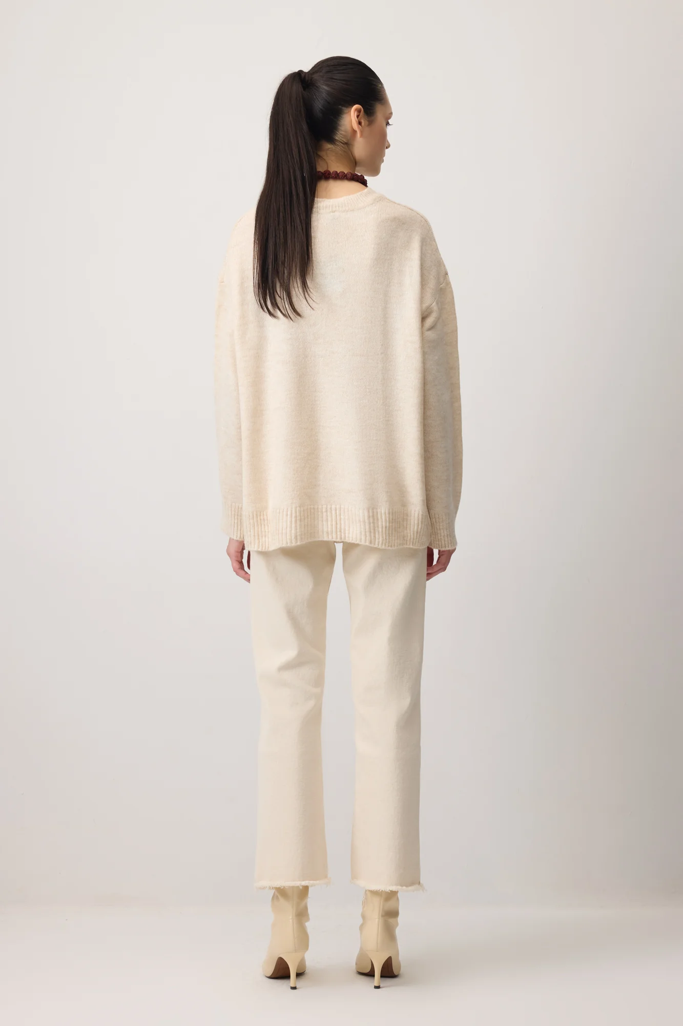 SOLID COLOR OVERSIZE SWEATER - Image 5