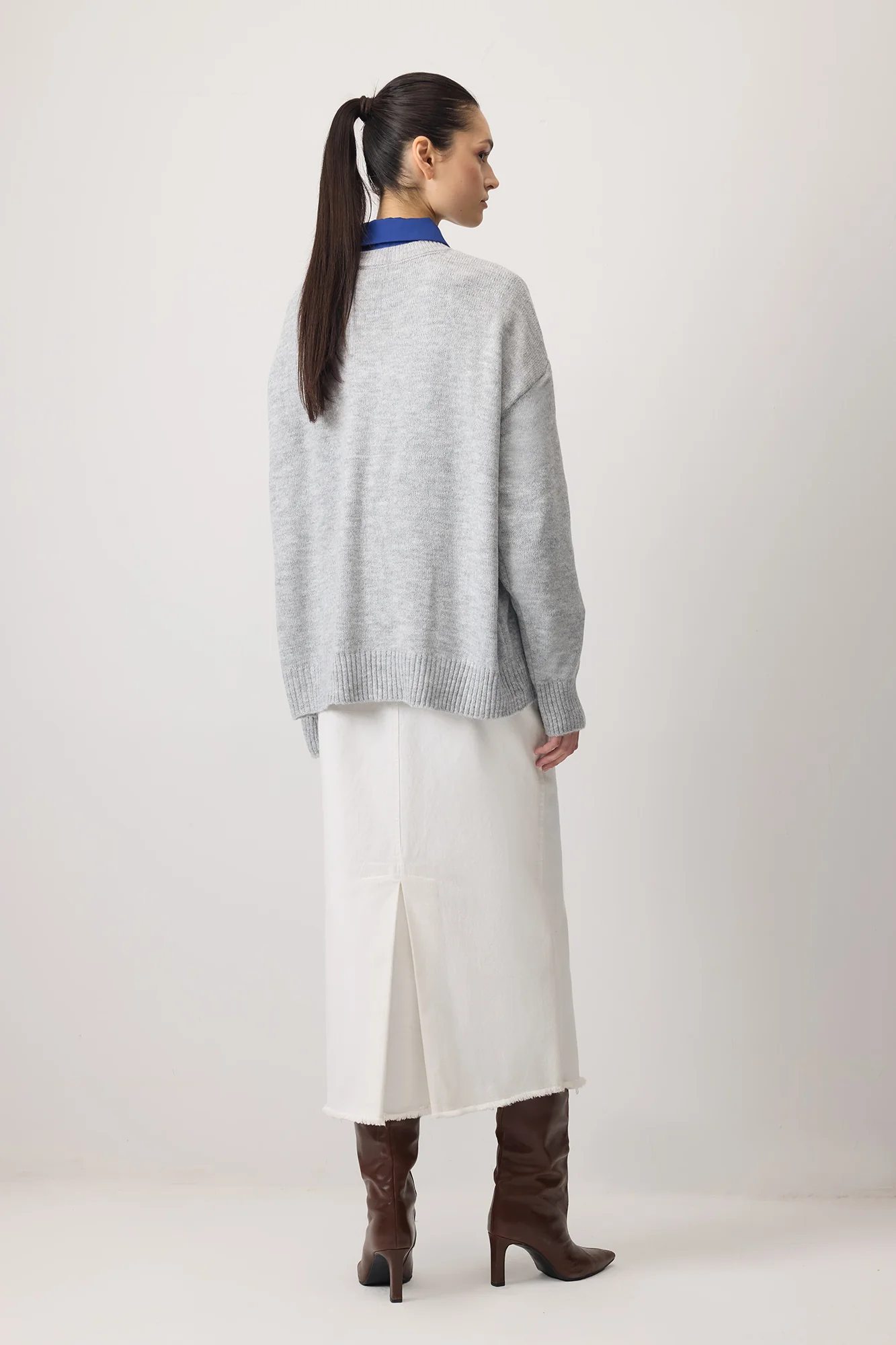 SOLID COLOR OVERSIZE SWEATER - Image 5