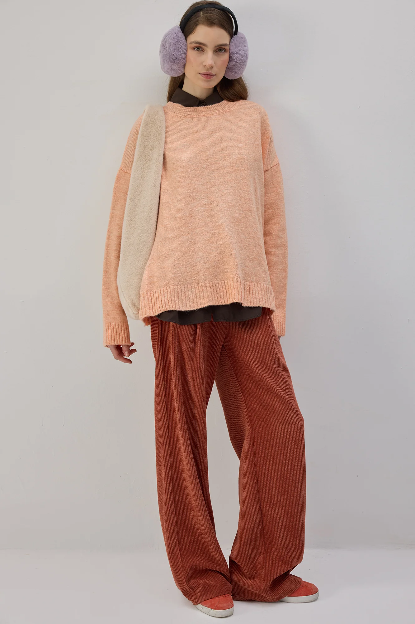 SOLID COLOR OVERSIZE SWEATER - Image 4