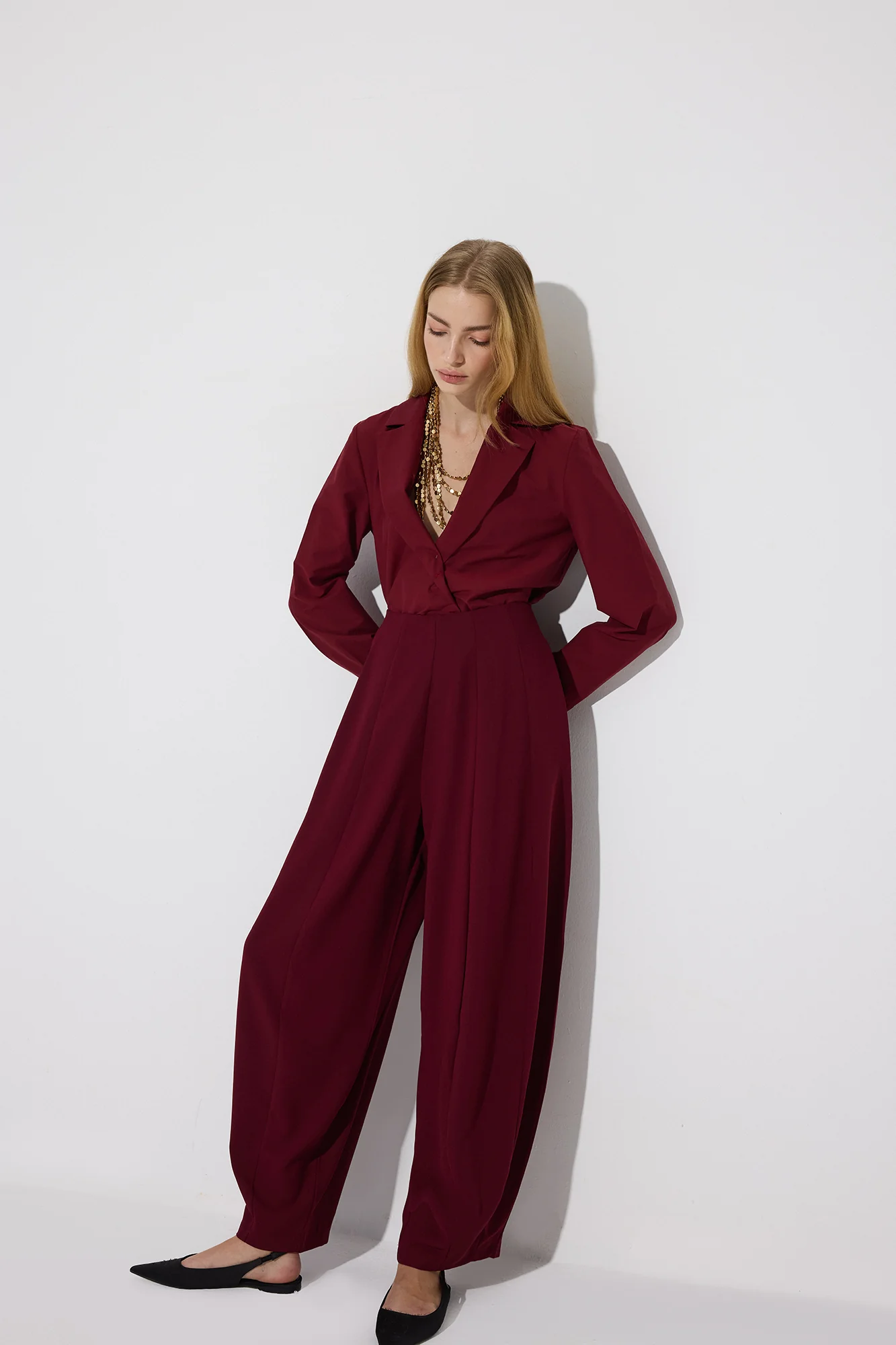 PLEATED CREPE TROUSERS - Image 3
