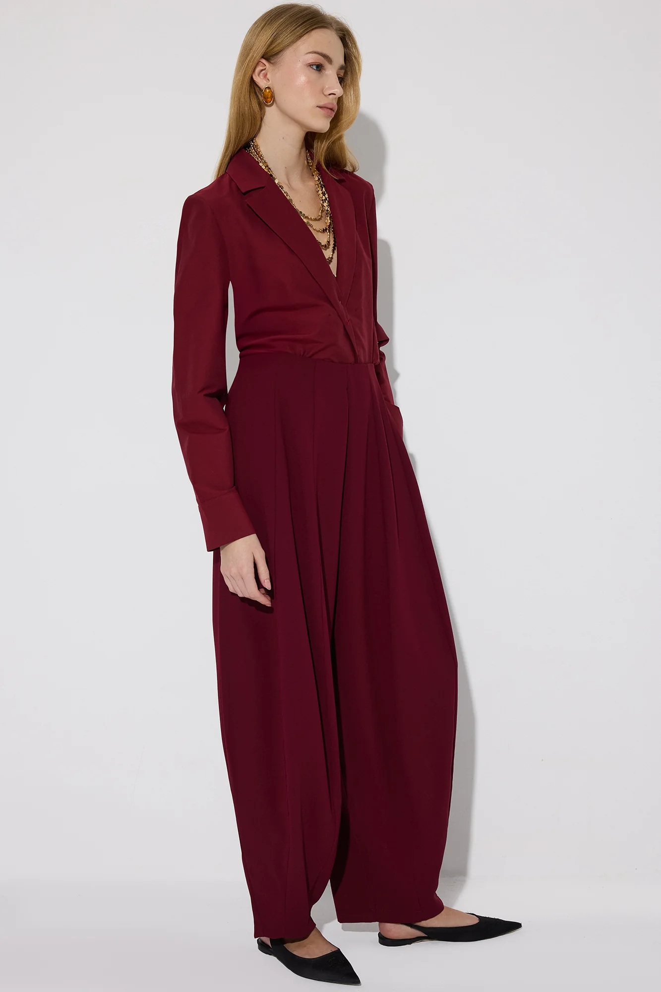 PLEATED CREPE TROUSERS - Image 4