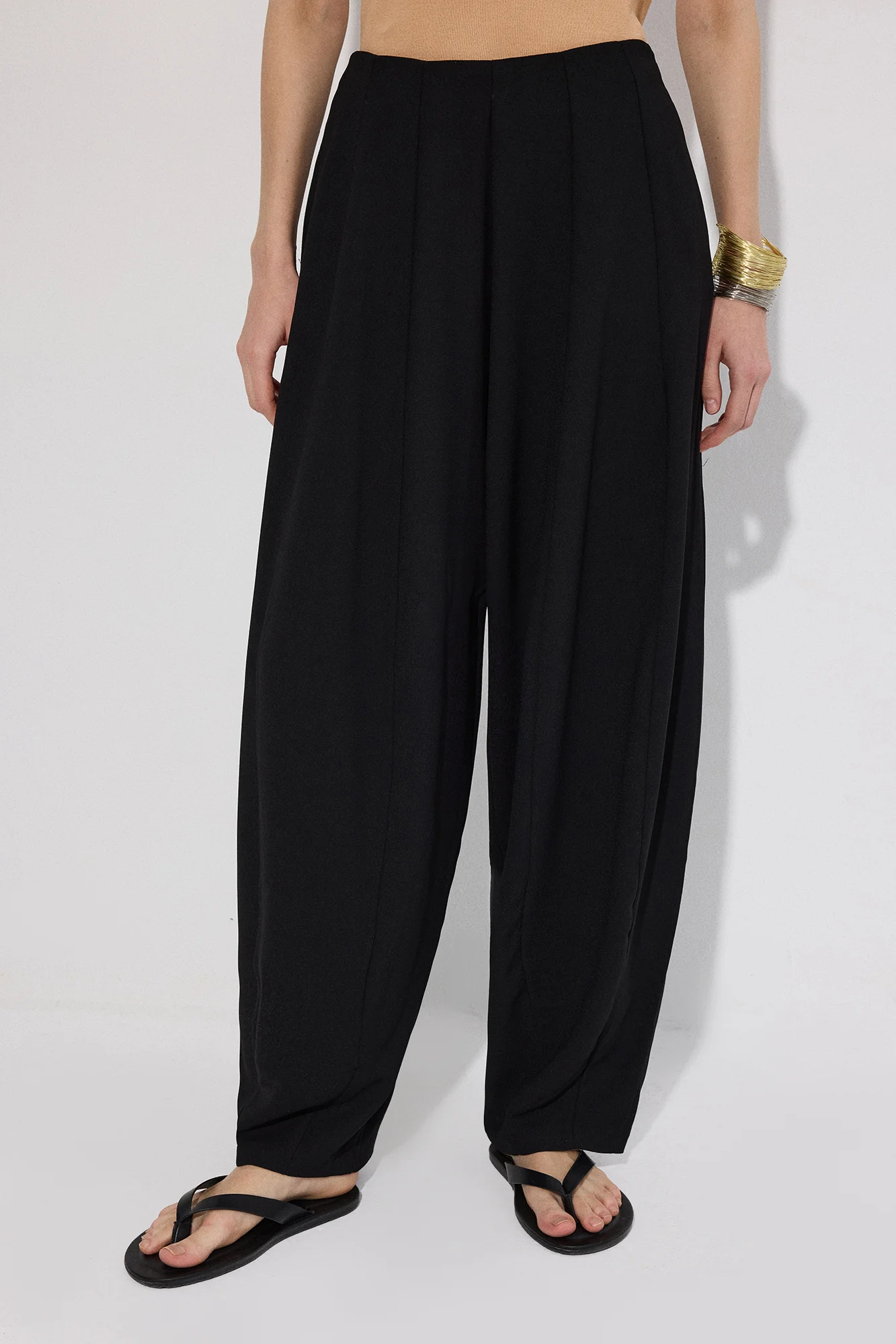 PLEATED CREPE TROUSERS - Image 2