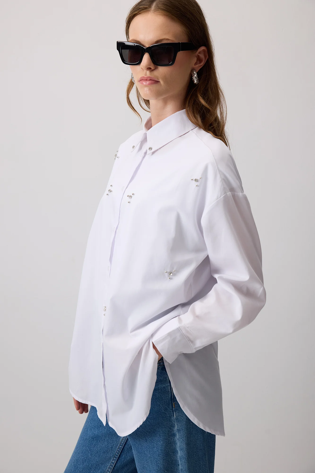 STONE EMBROIDERED SHIRT - Image 2