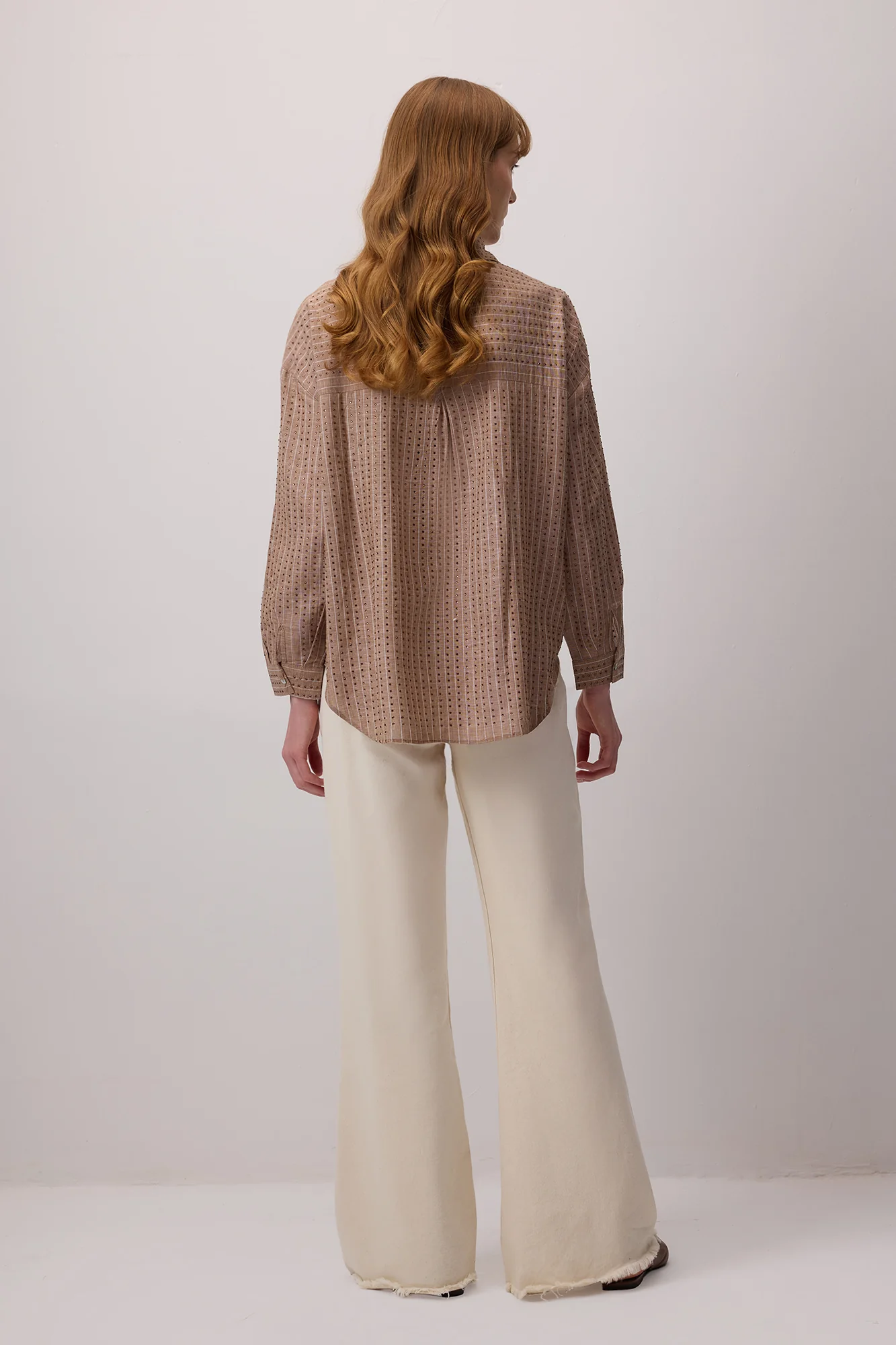 STONE PRINTED OVERSIZED SHIRT - Image 4