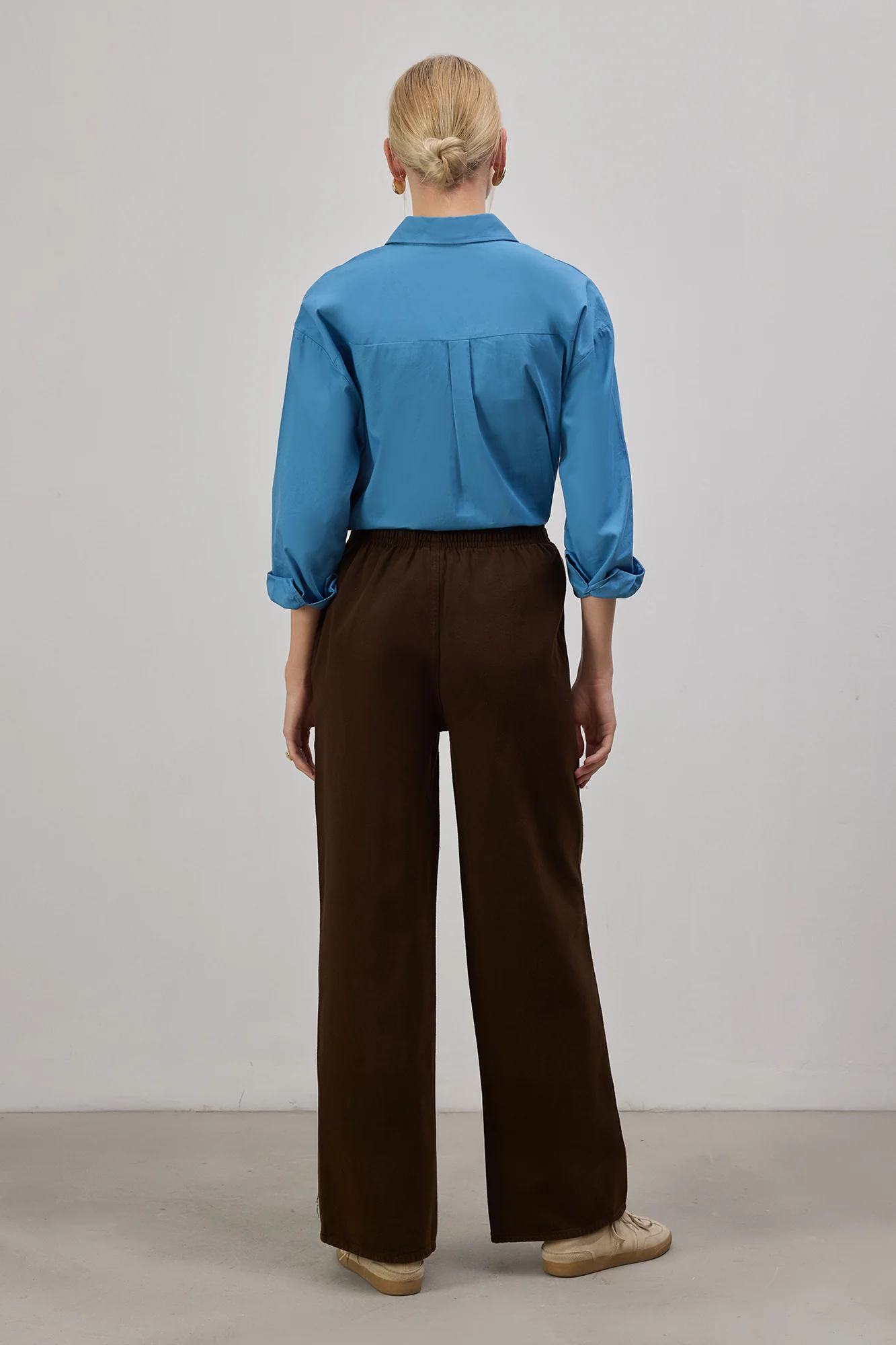 STRAIGHT LEG PANTS WITH ELASTIC WAISTBAND - Image 4