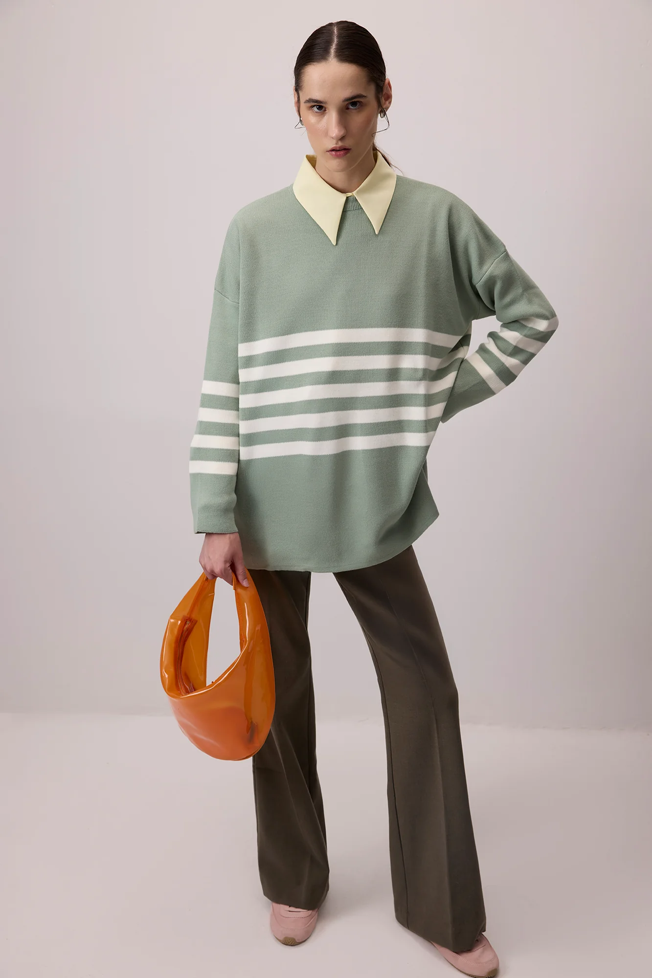STRIPED KNIT TUNIC - Image 2