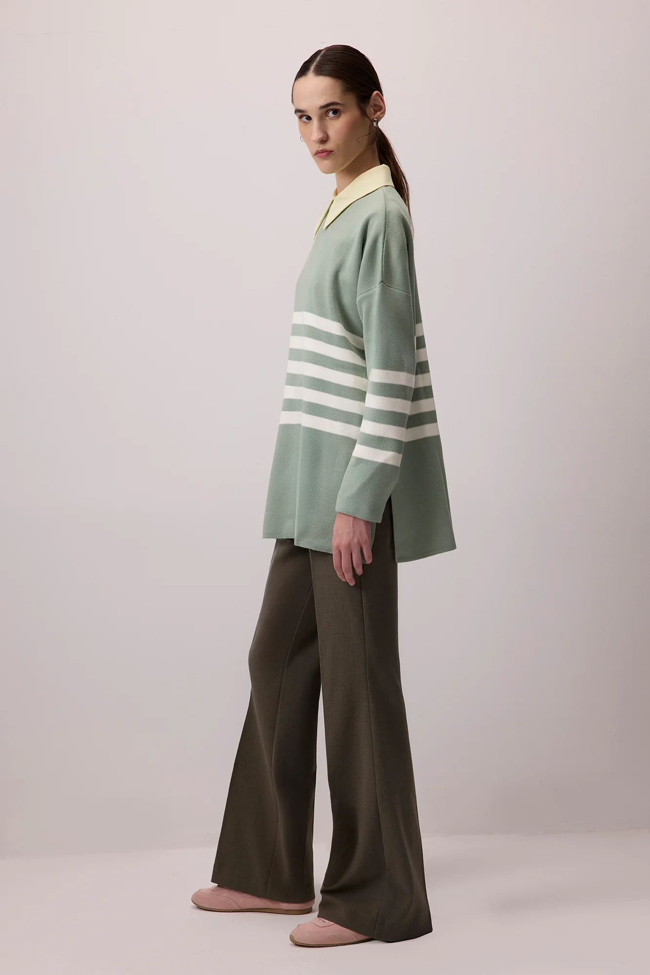 STRIPED KNIT TUNIC - Image 3