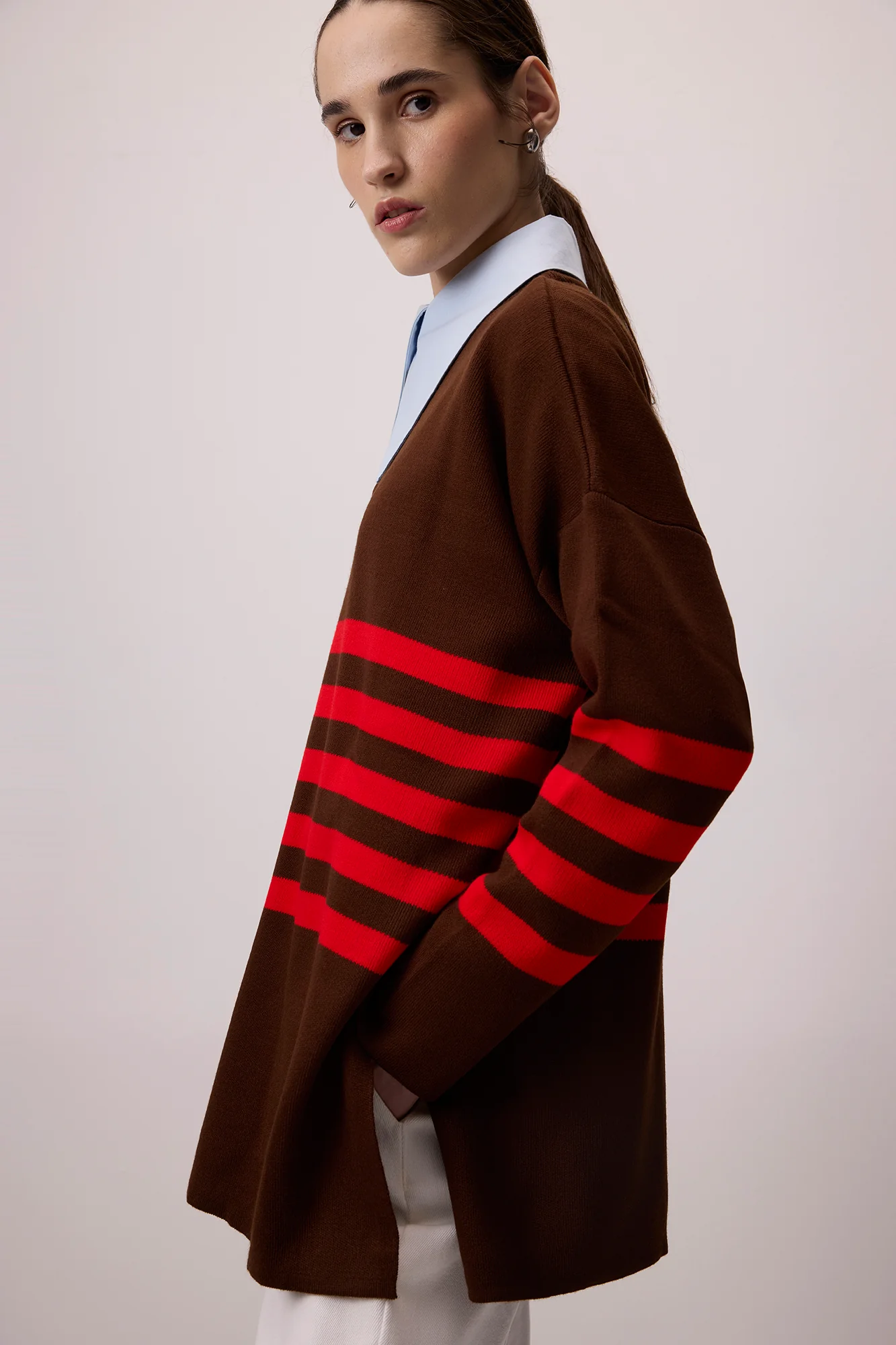 STRIPED KNIT TUNIC - Image 4