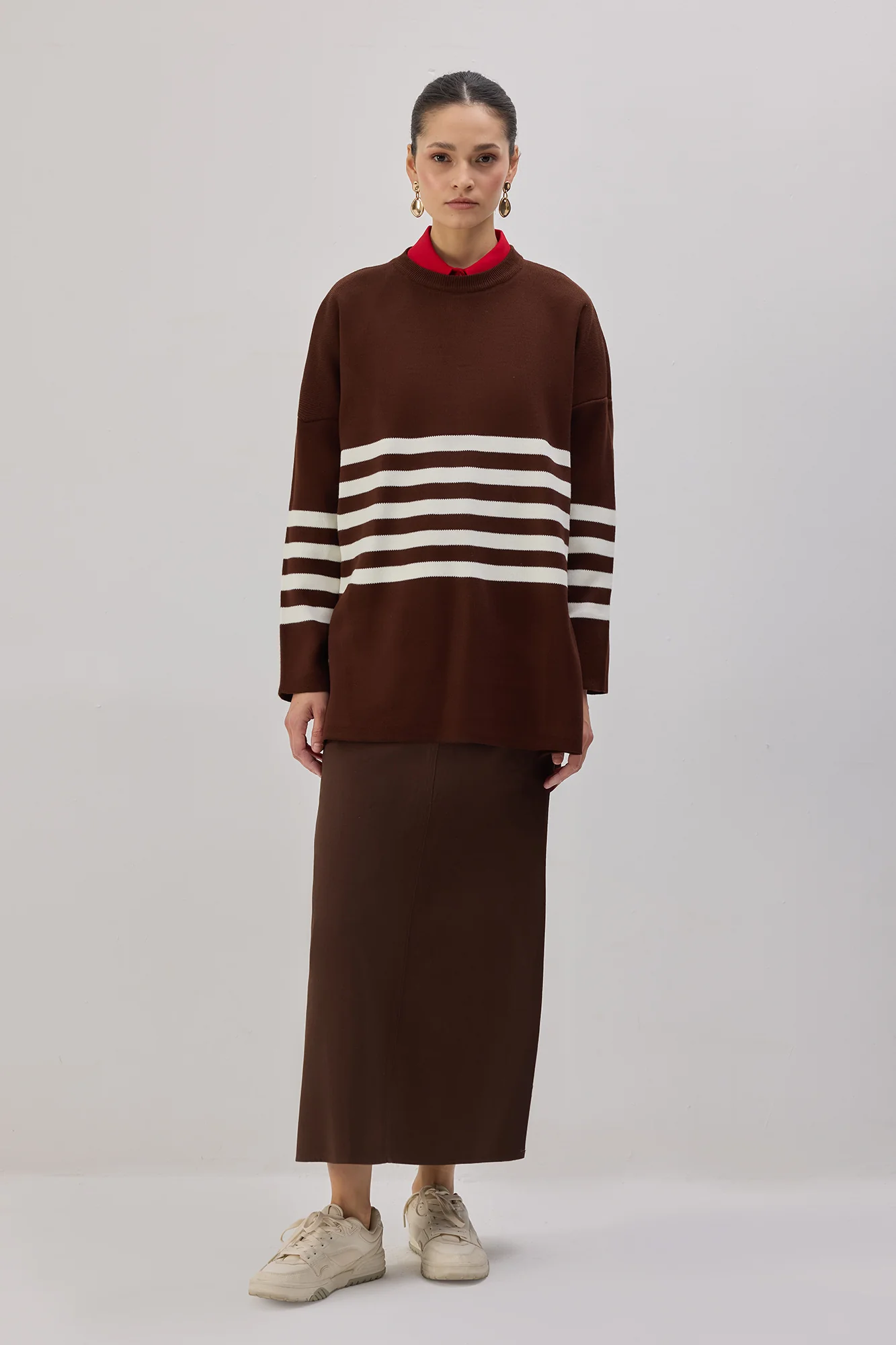 STRIPED KNIT TUNIC - Image 7