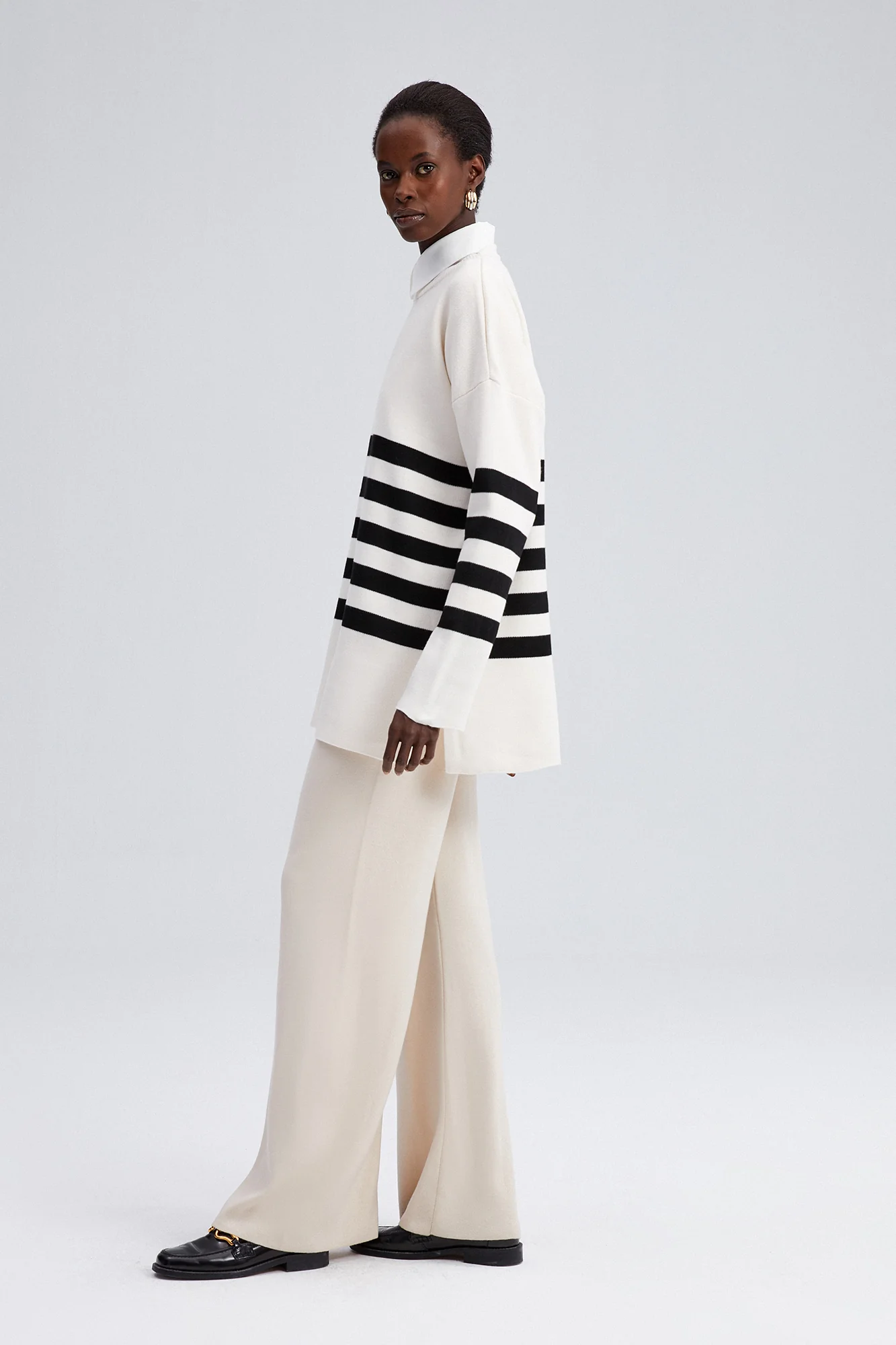 STRIPED KNIT TUNIC - Image 6