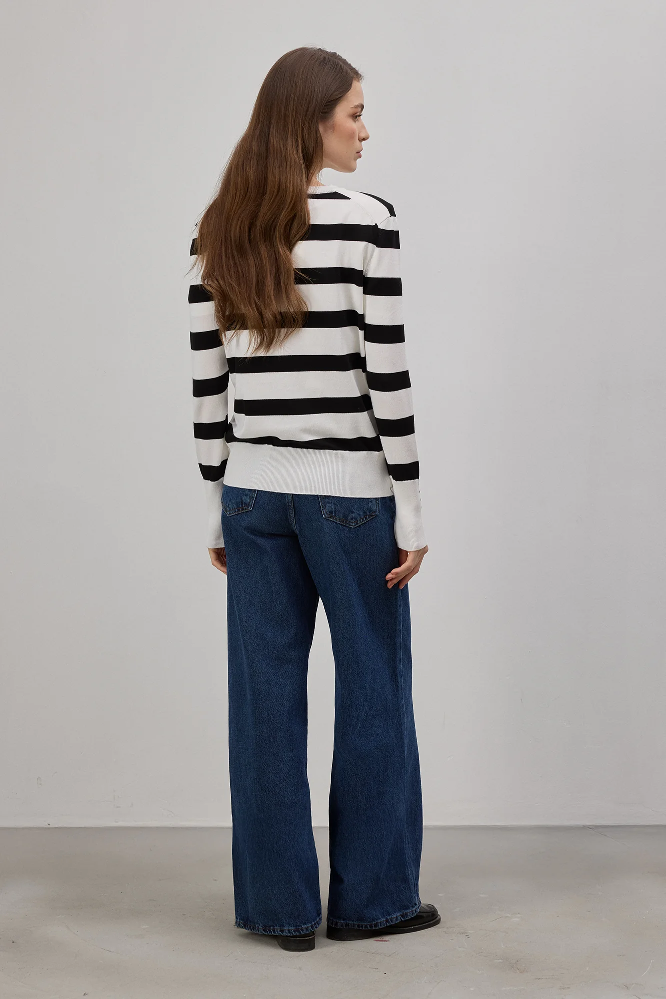 STRIPED KNITTED BLOUSE - Image 5