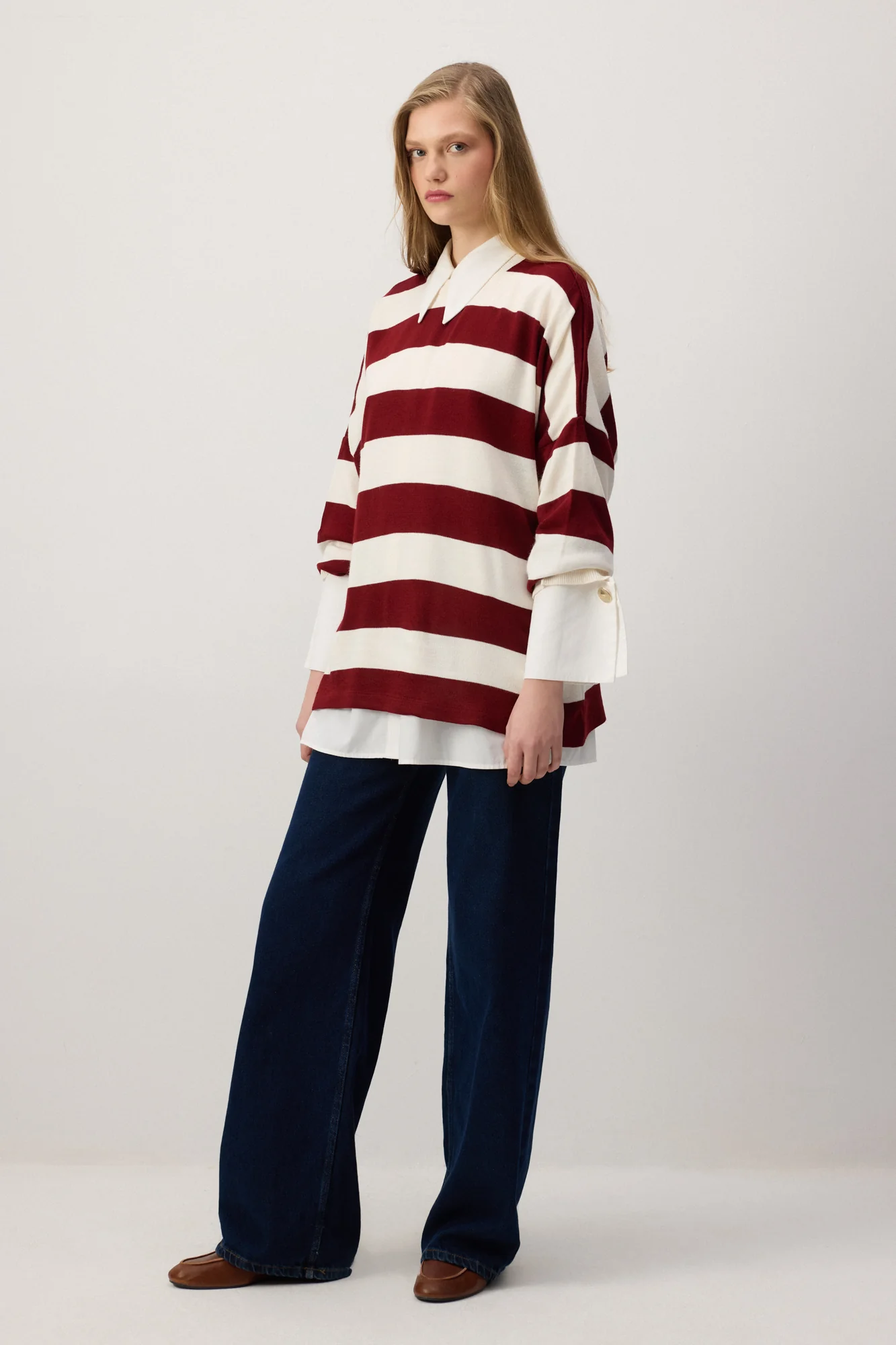 STRIPED KNITWEAR SWEATER - Image 4