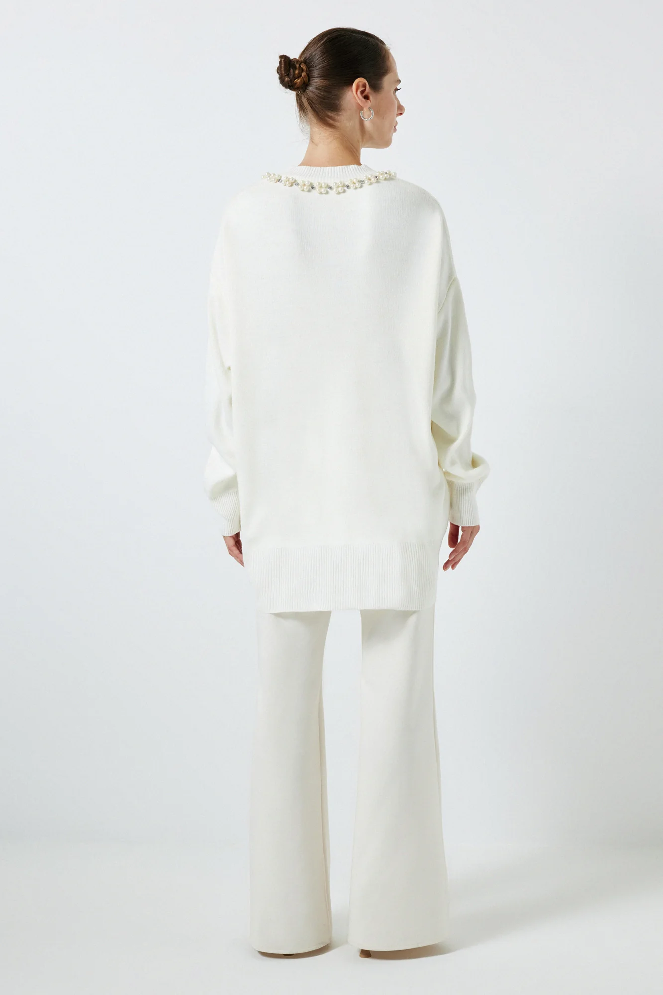 SWEATER WITH PEARL COLLAR - Image 5