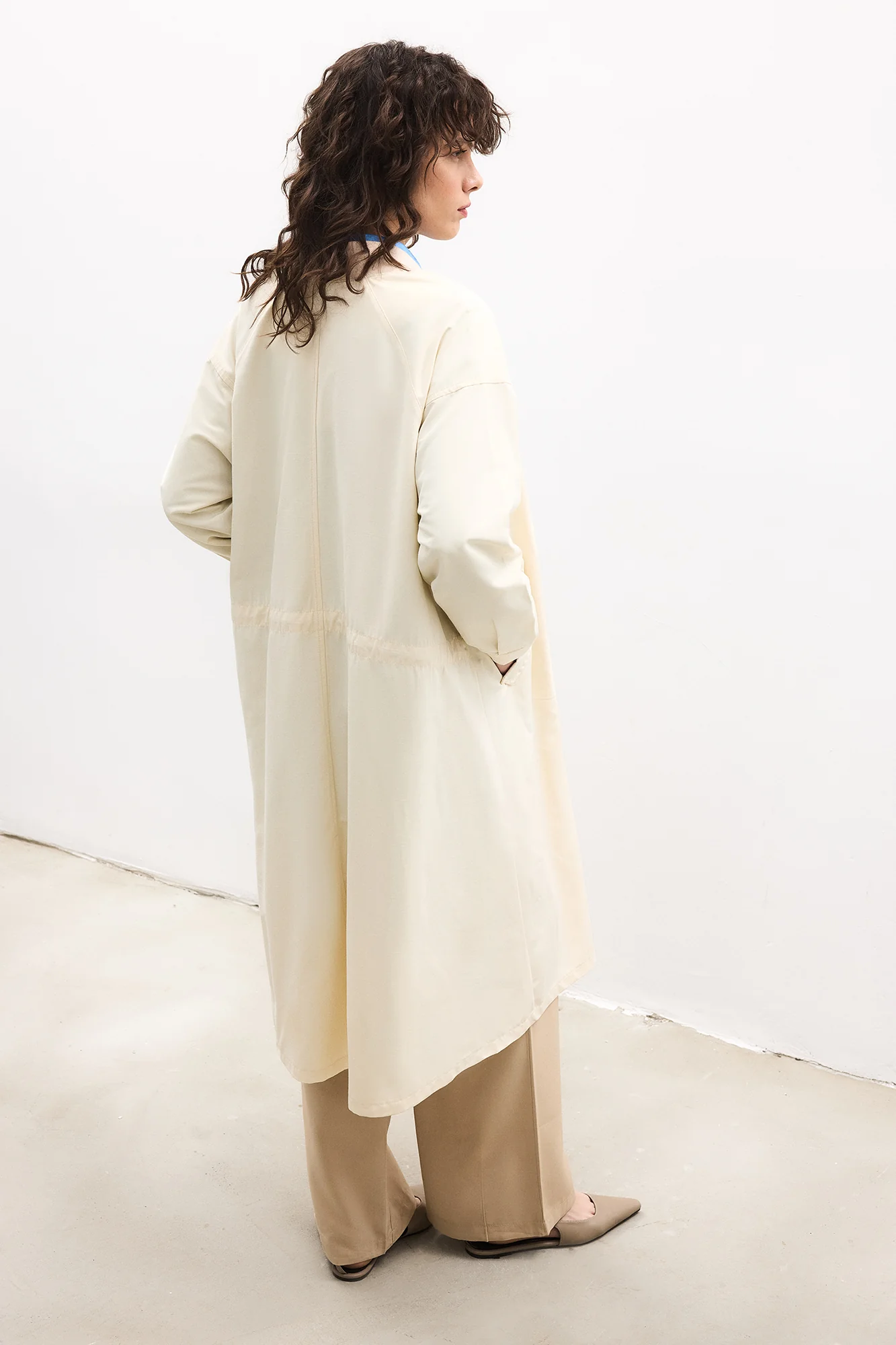 MAXİ-SİZE TRENCH COAT - Image 5