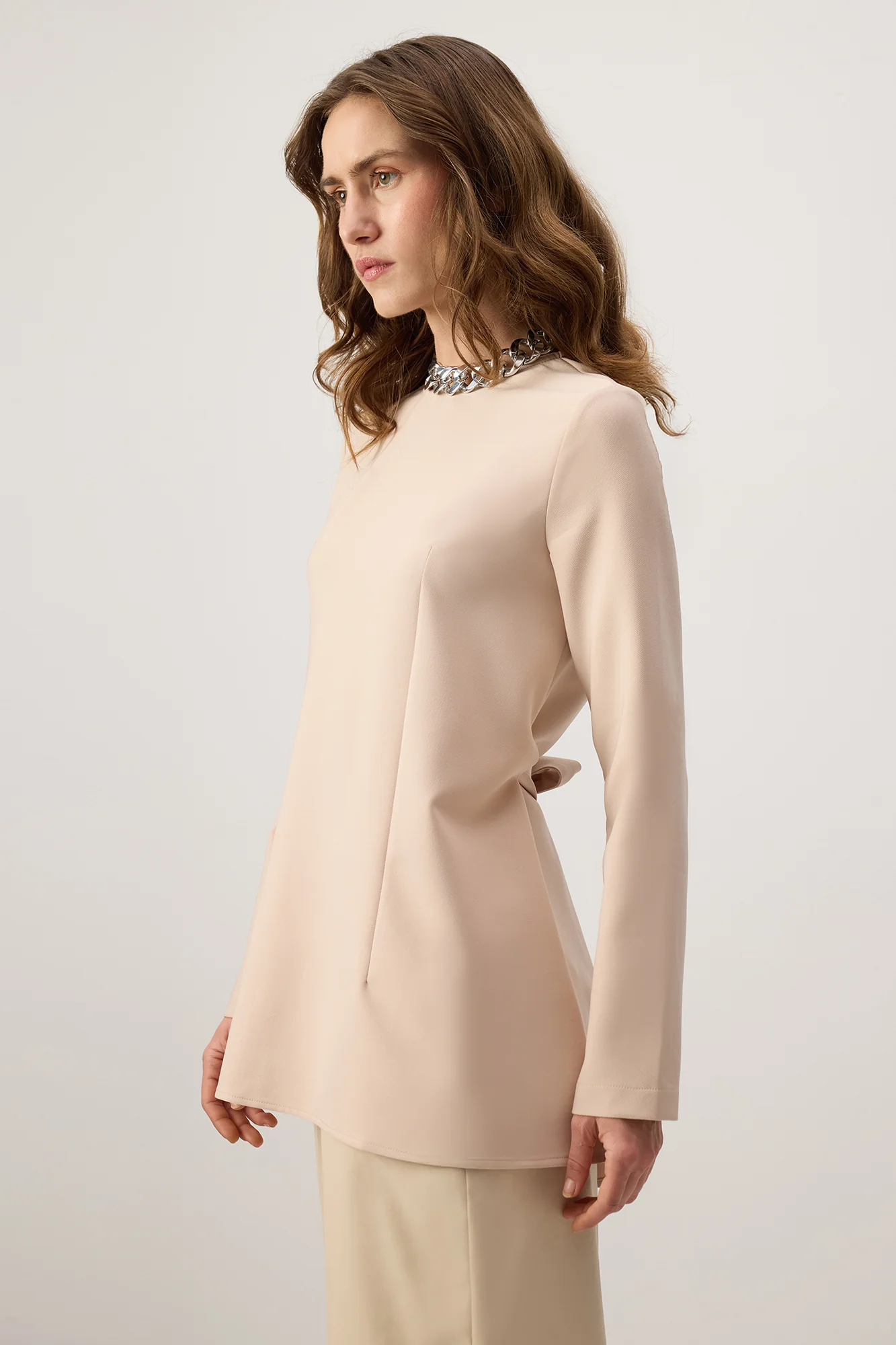 TUNIC WITH TIE DETAIL - Image 5