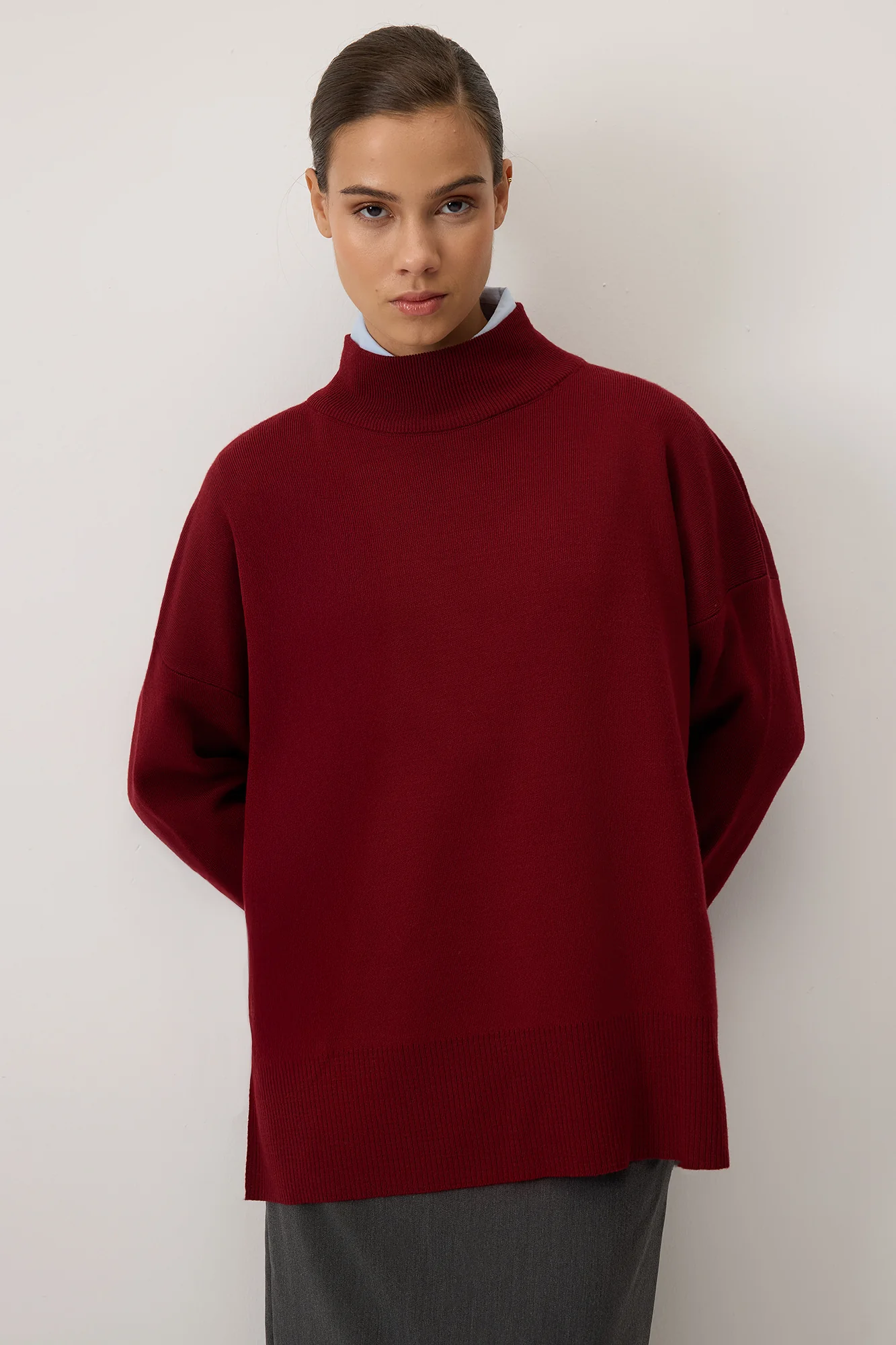 TURTLENECK BASIC KNIT SWEATER - Image 2