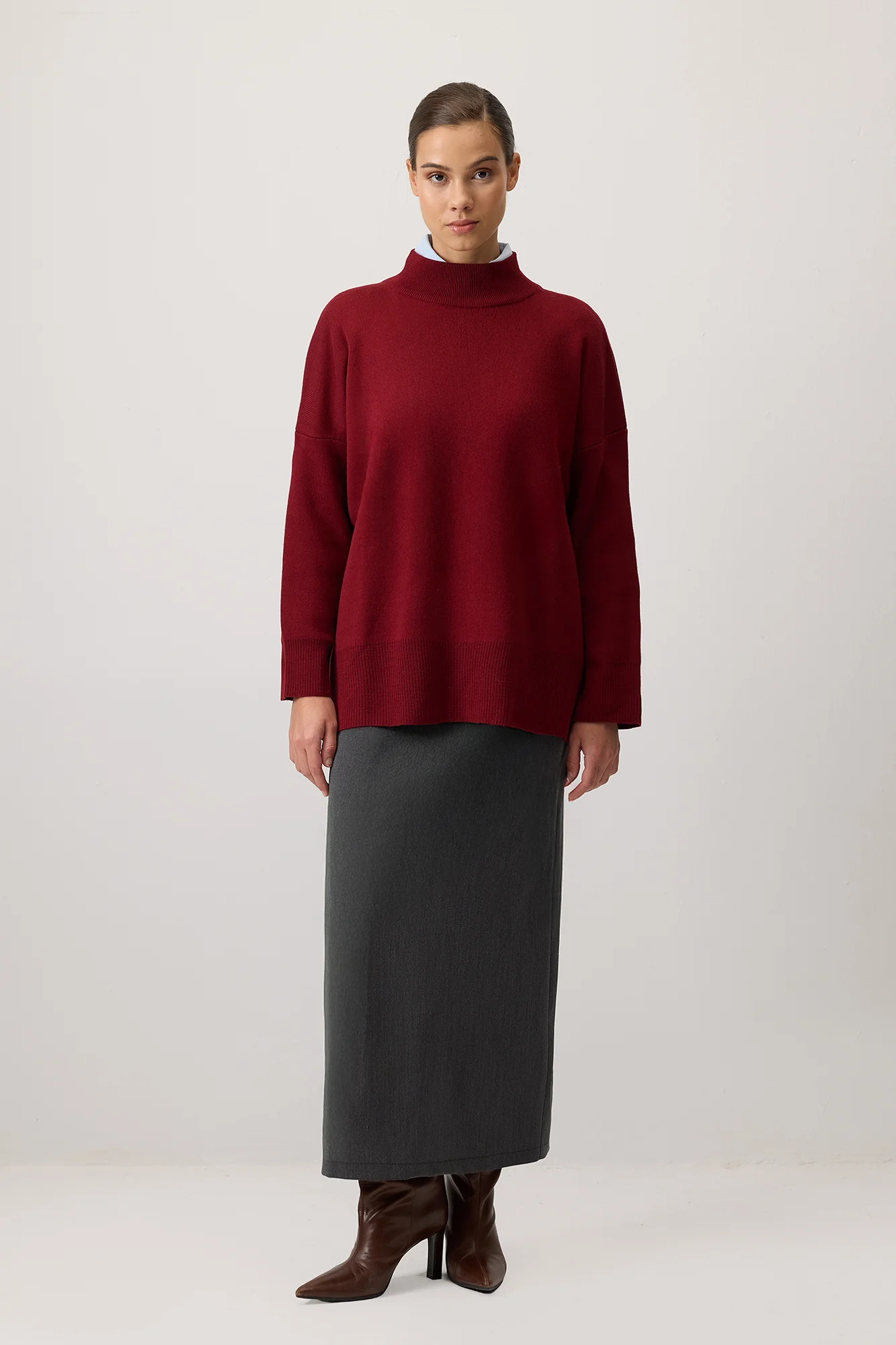 TURTLENECK BASIC KNIT SWEATER - Image 4