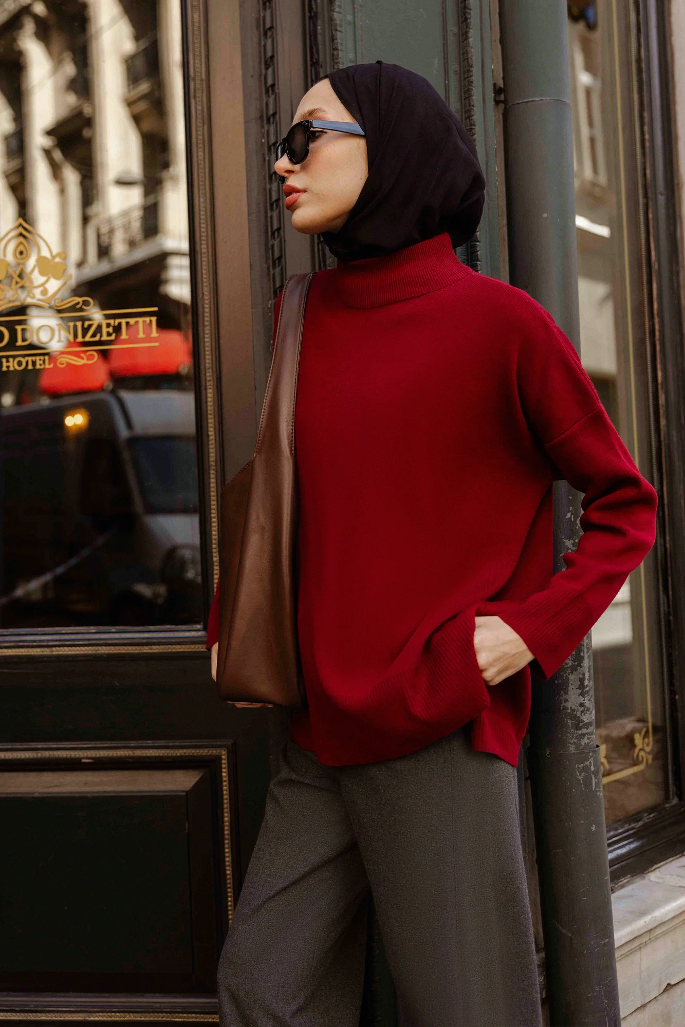 TURTLENECK BASIC KNIT SWEATER - Image 7