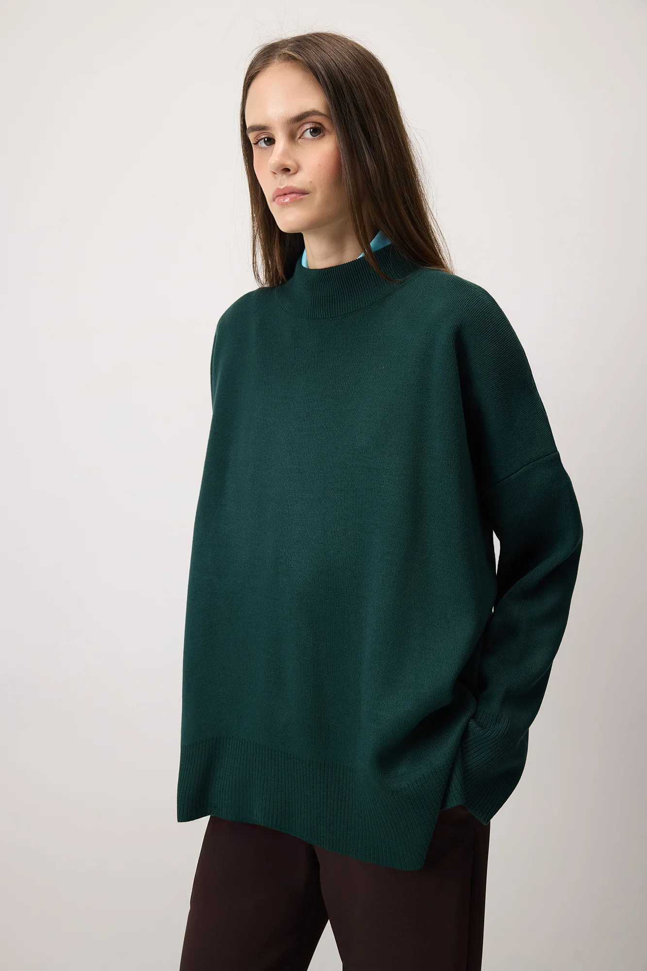 TURTLENECK BASIC KNIT SWEATER - Image 3