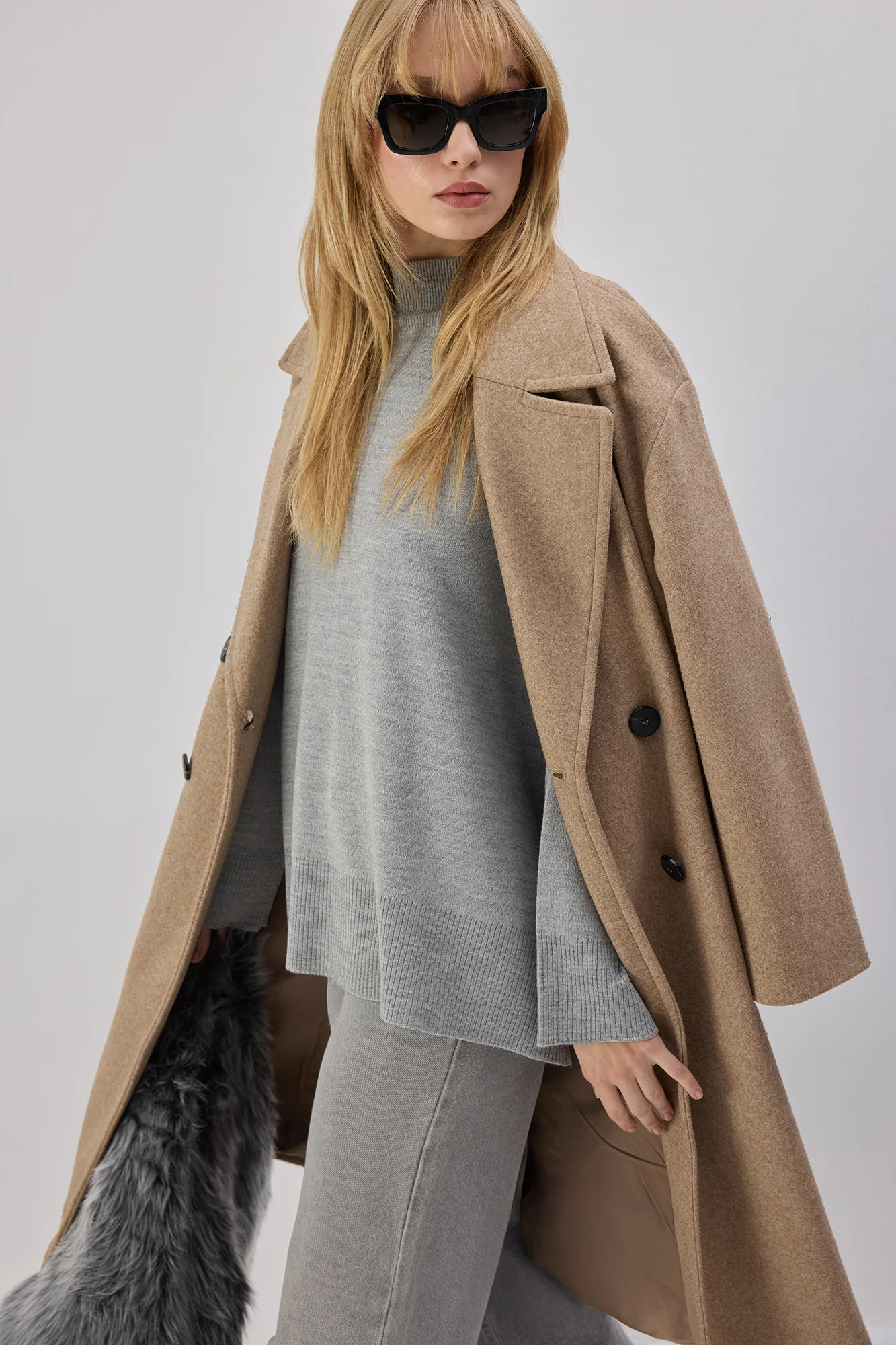 TURTLENECK BASIC KNIT SWEATER - Image 2