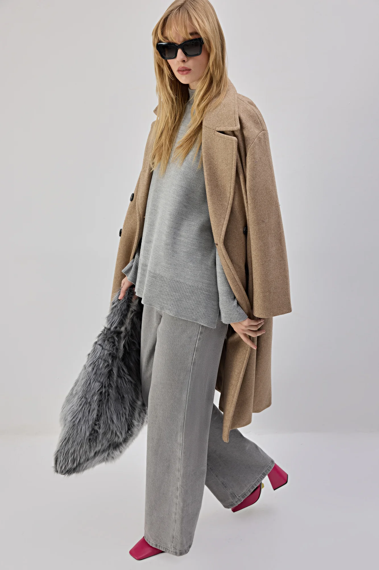 TURTLENECK BASIC KNIT SWEATER - Image 3