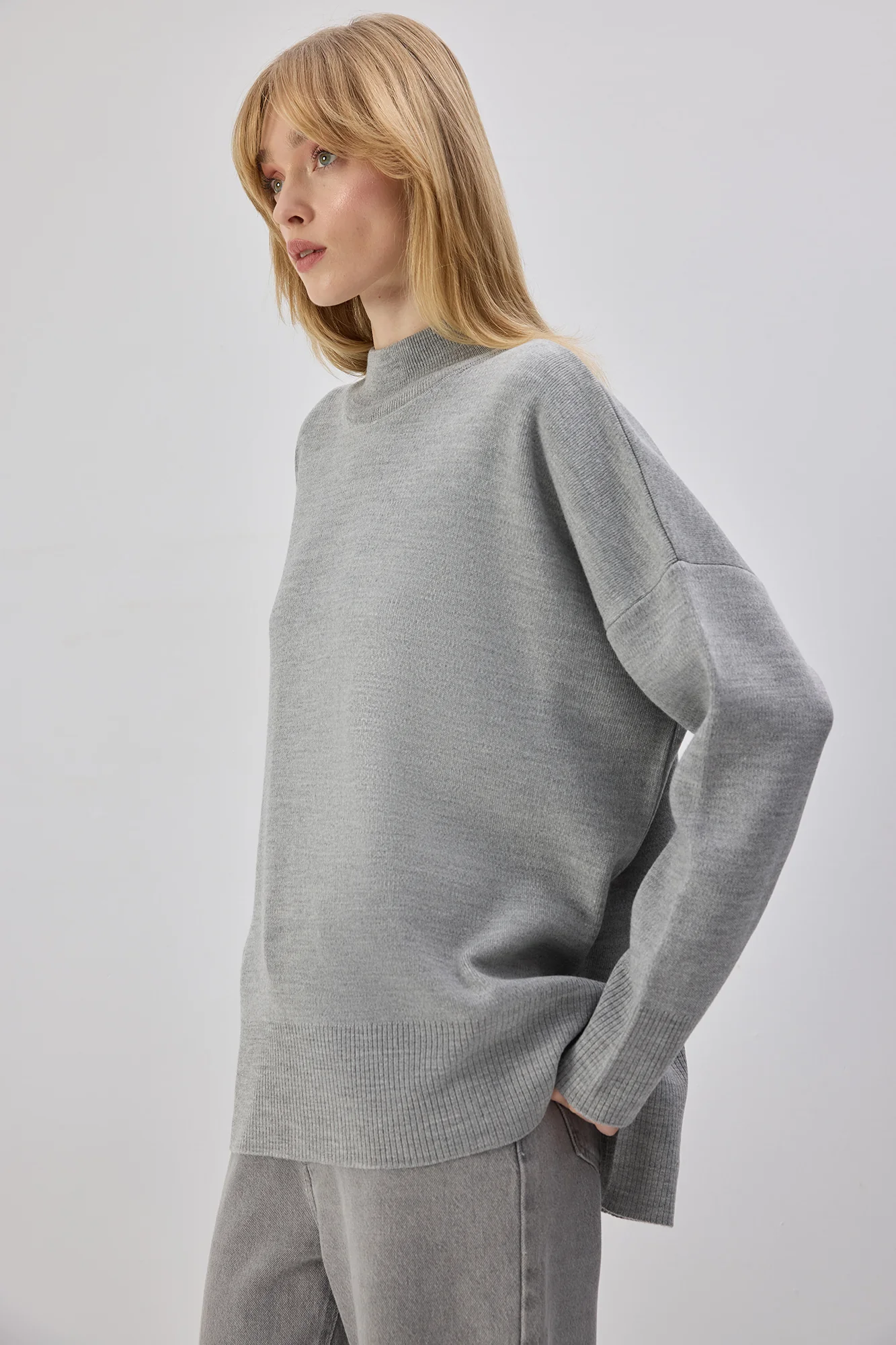 TURTLENECK BASIC KNIT SWEATER - Image 5