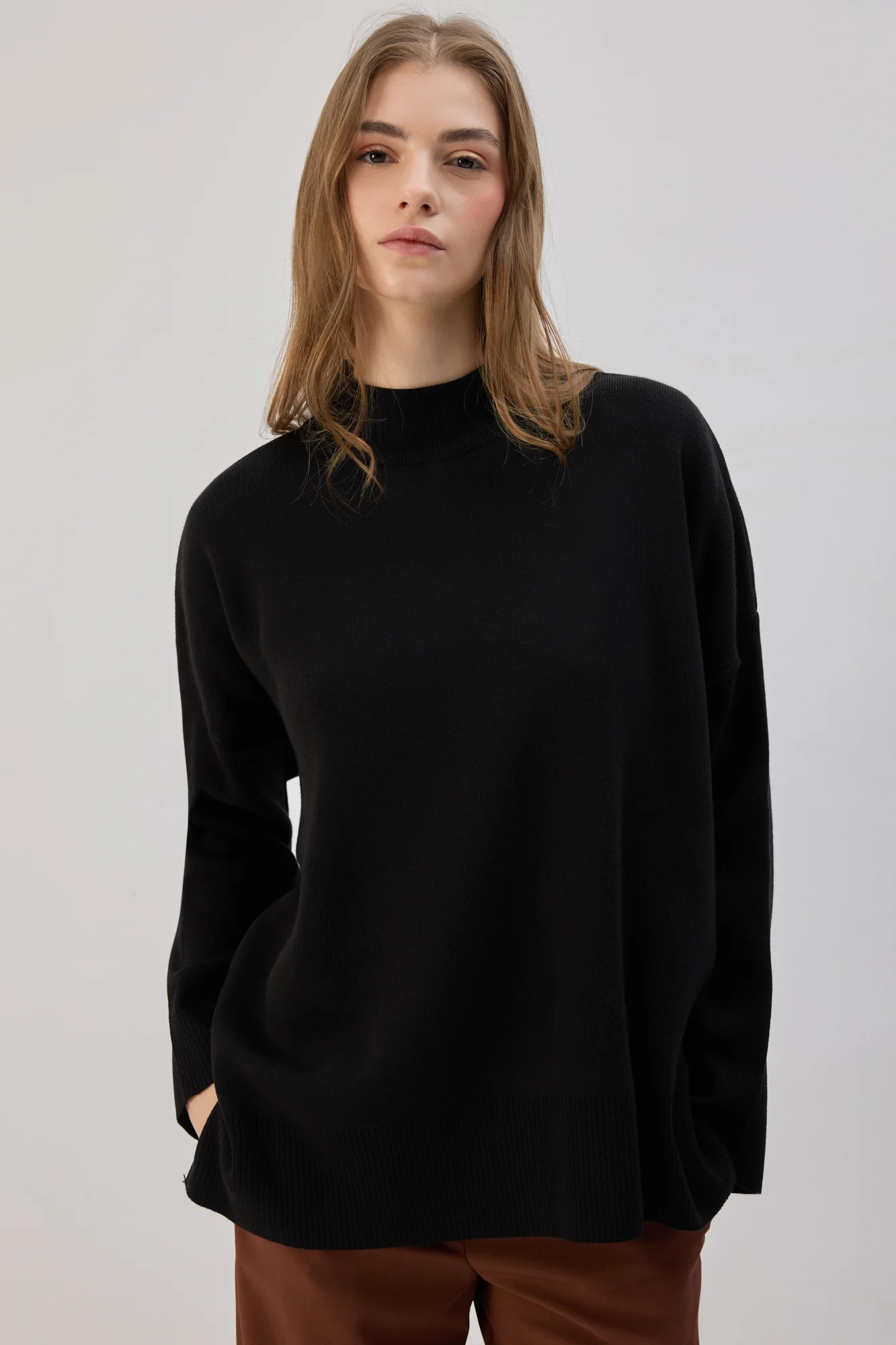 TURTLENECK BASIC KNIT SWEATER - Image 4