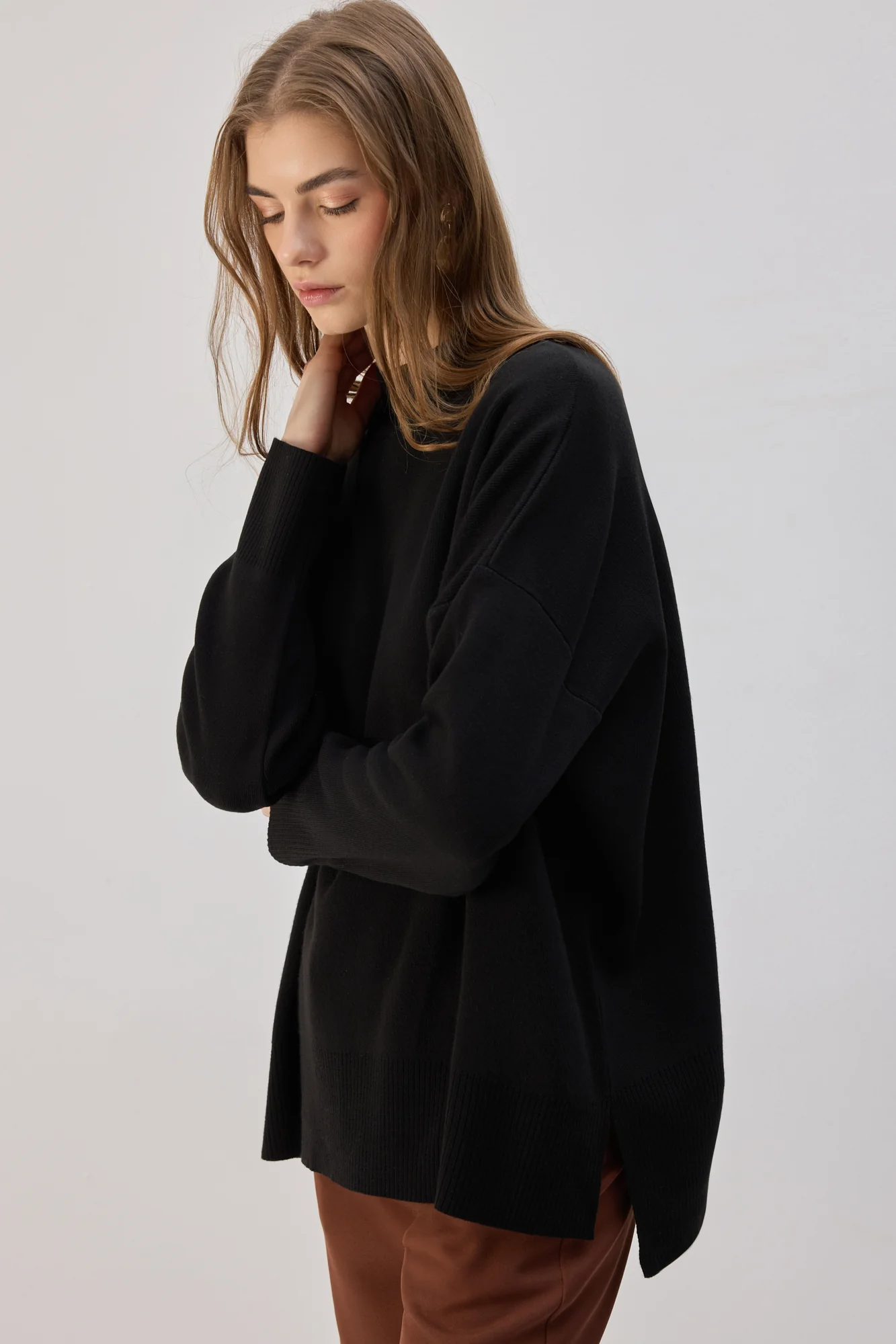 TURTLENECK BASIC KNIT SWEATER - Image 5