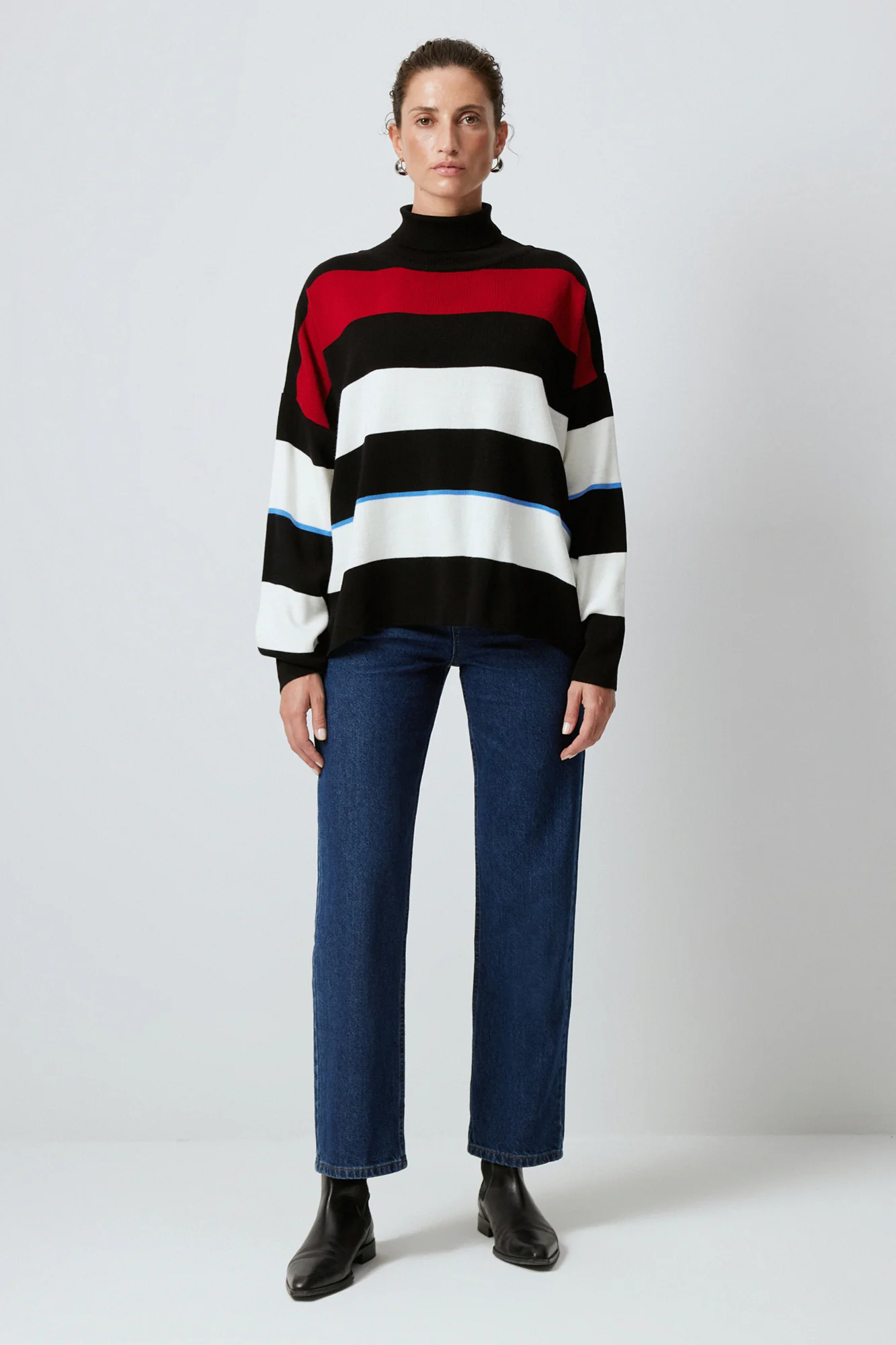 STRIPED KNIT TUNIC - Image 3
