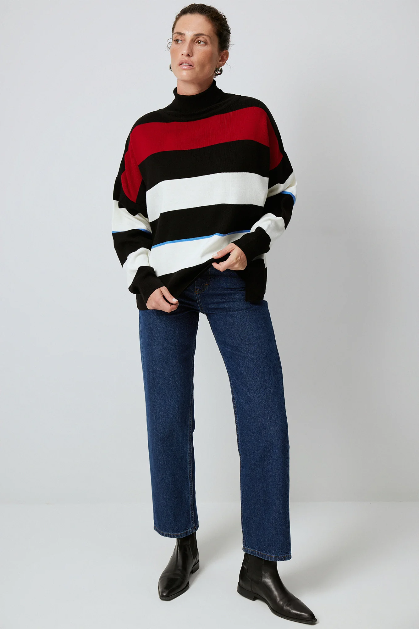 STRIPED KNIT TUNIC - Image 4