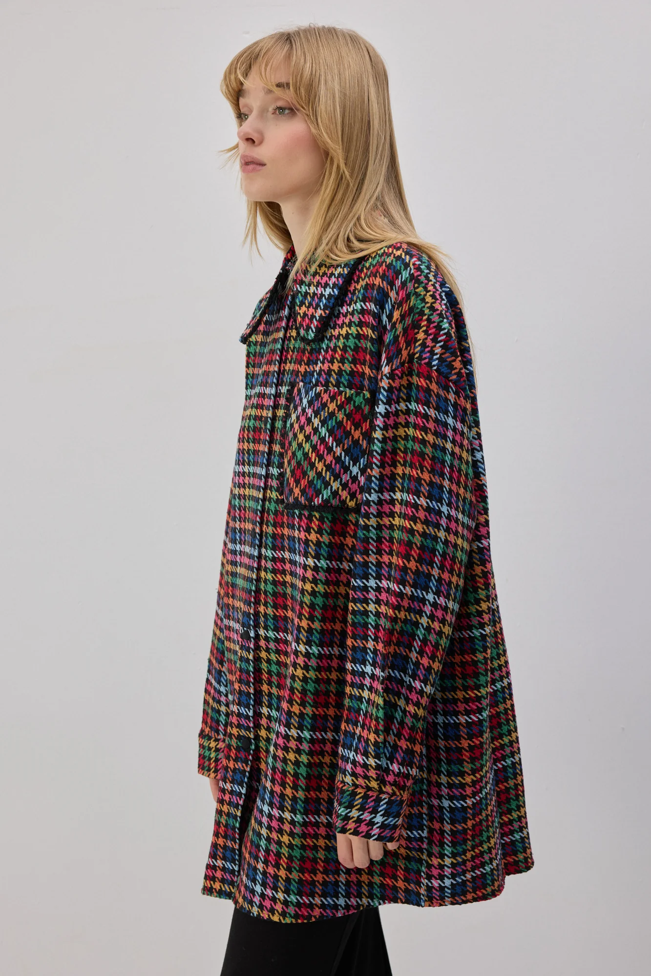 TWEED FRINGED SHIRT - Image 4