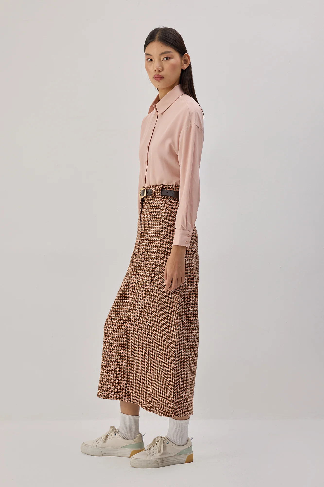 TWEED SKIRT WITH ELASTIC WAIST - Image 5