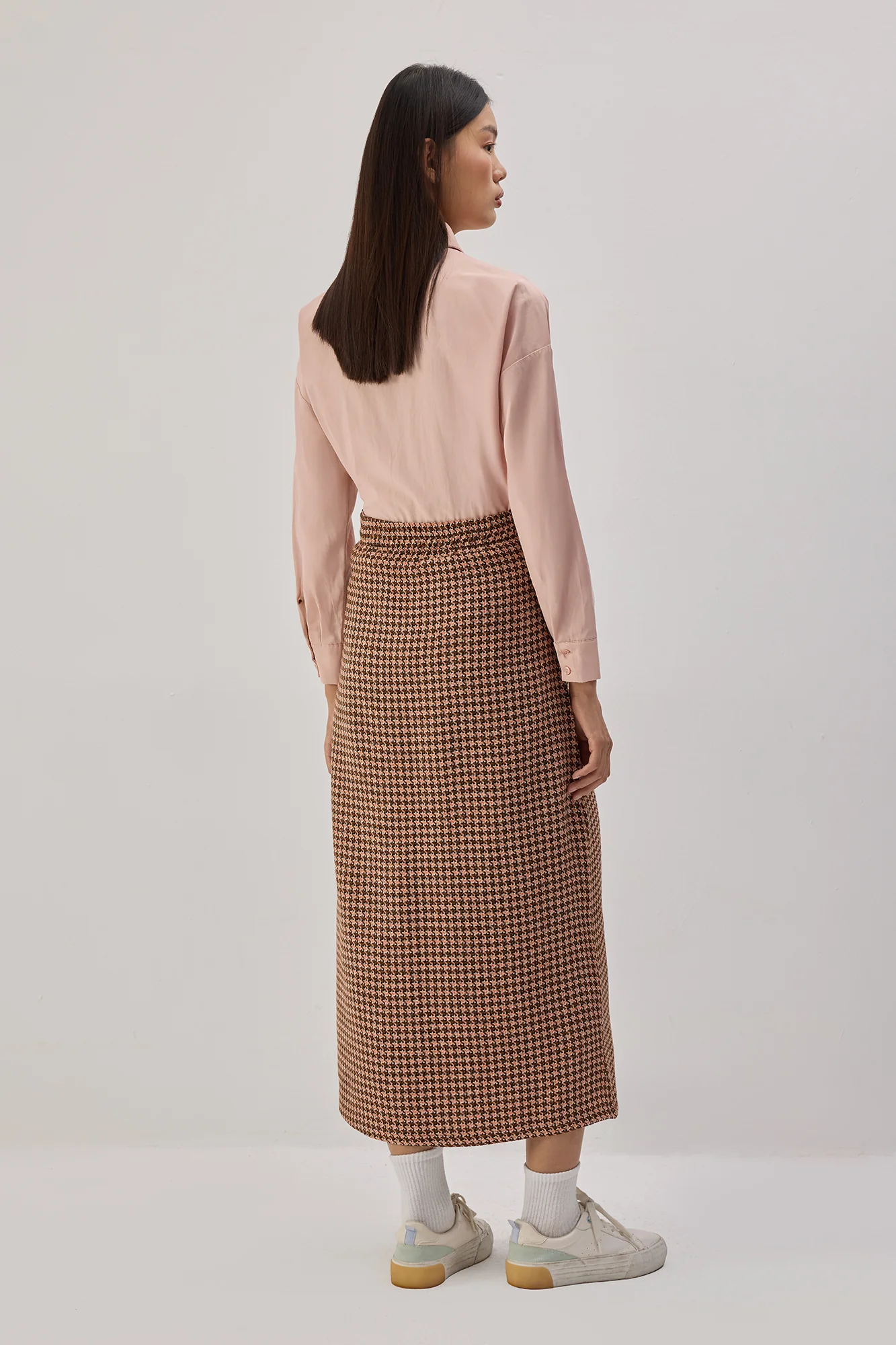 TWEED SKIRT WITH ELASTIC WAIST - Image 6