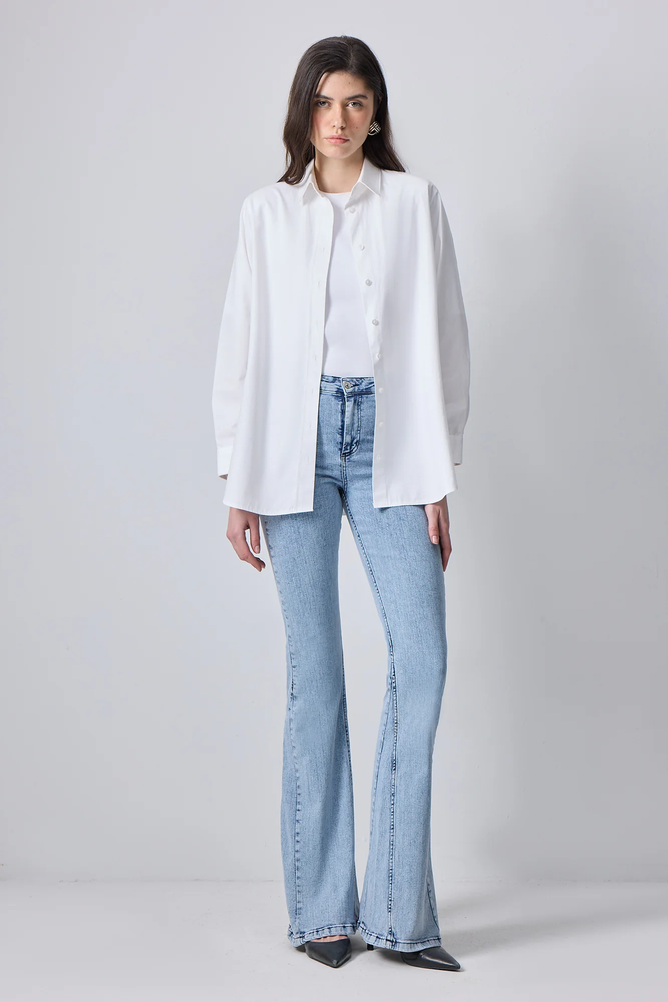 ULTRA LYCRA SPANISH COT DENIM TROUSERS - Image 5