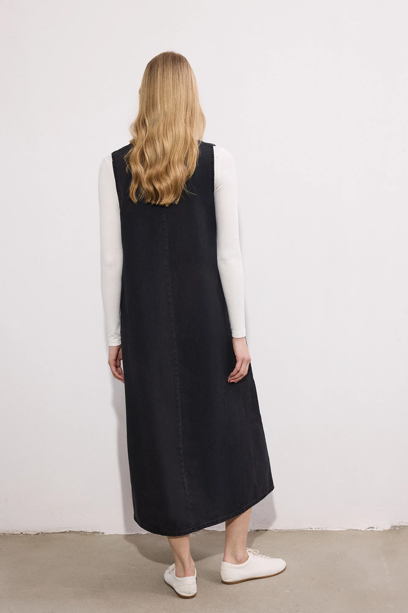 V-NECK DENIM GİLET - Image 5