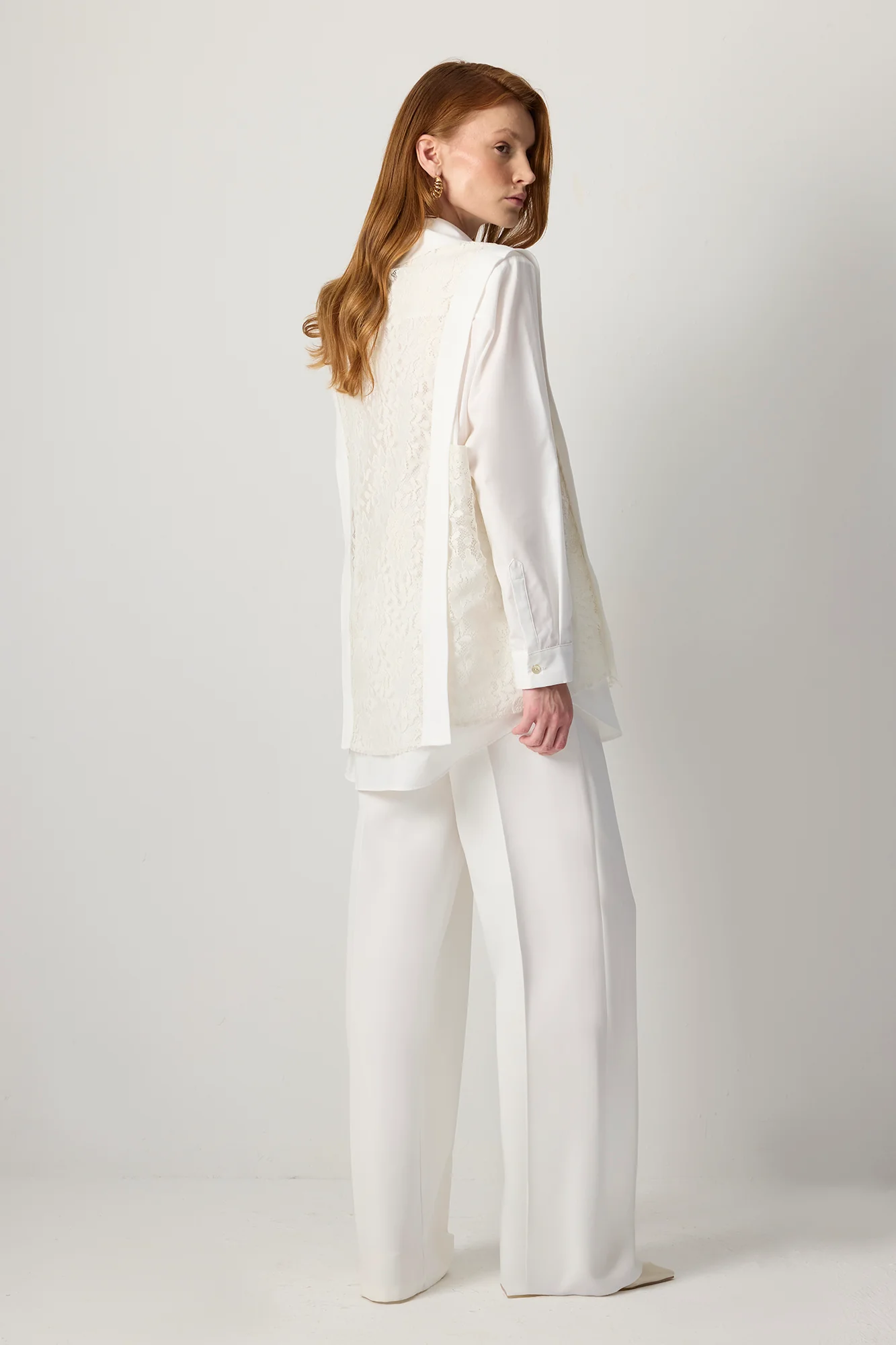 V NECK LACE LAYERED TUNIC - Image 8
