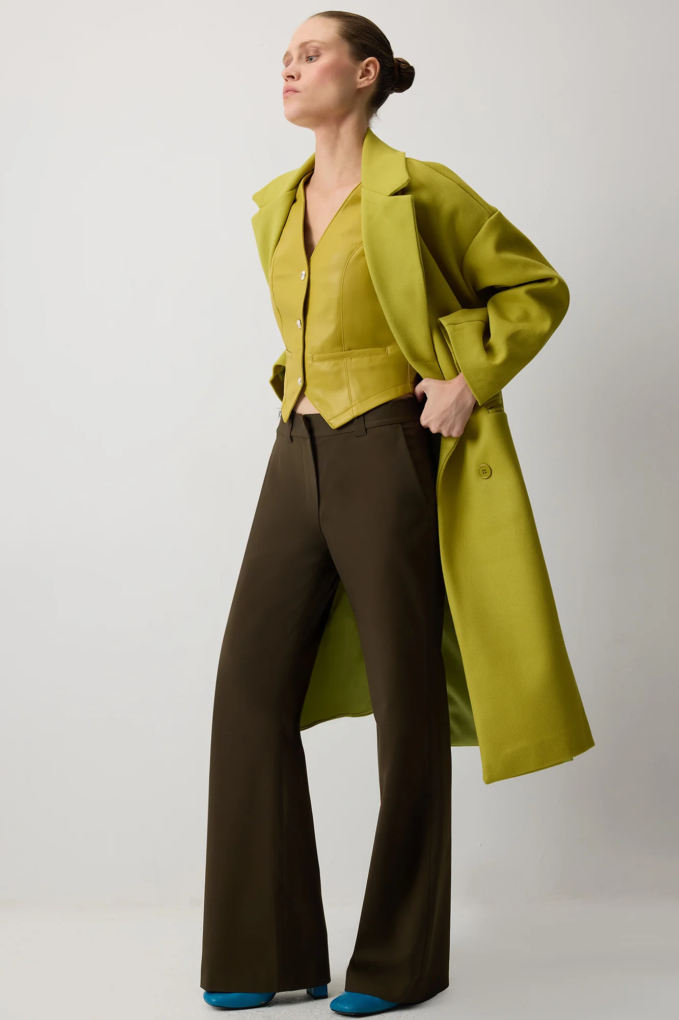 VEGAN LEATHER BLAZER VEST - Image 2