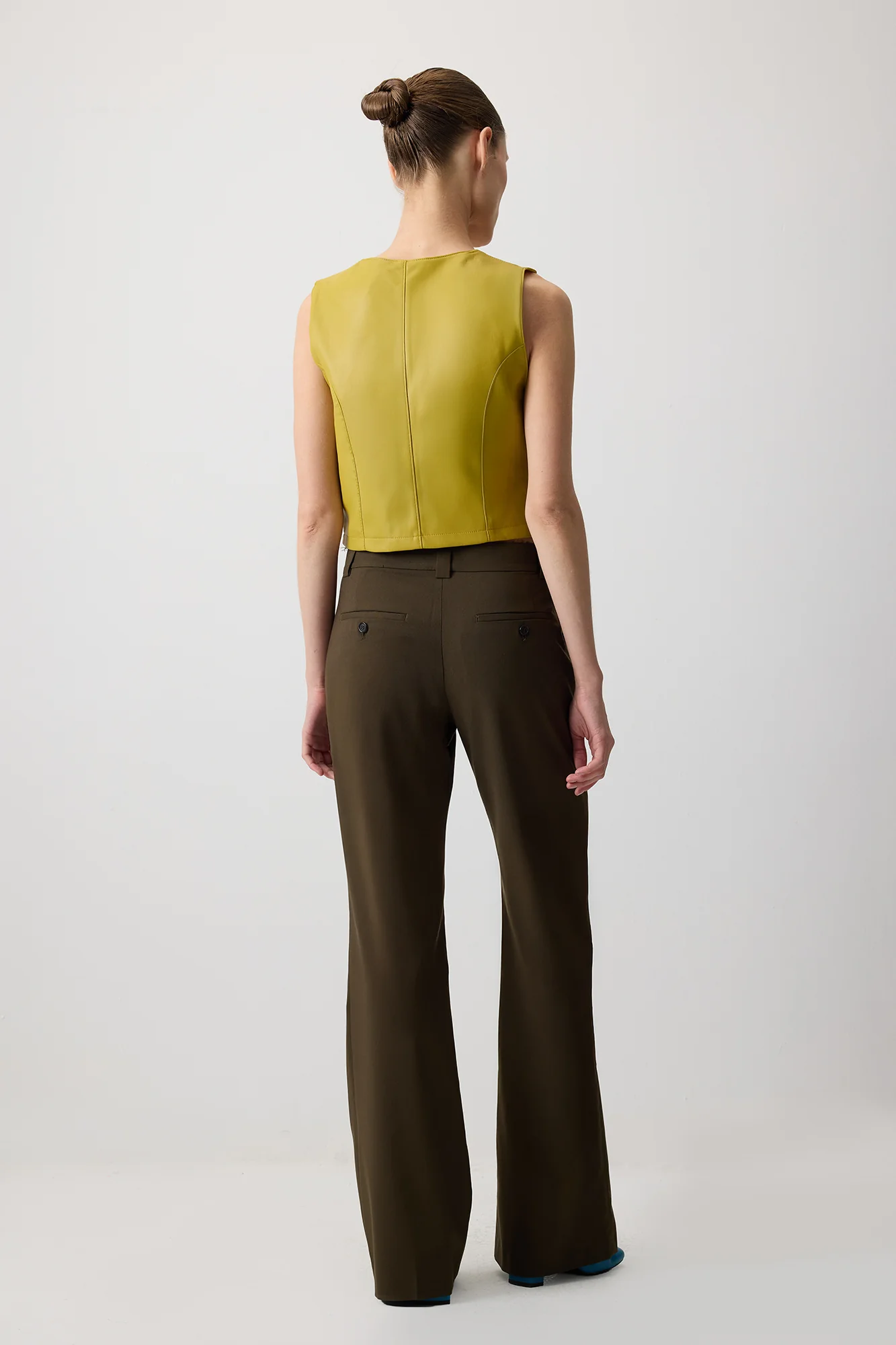 VEGAN LEATHER BLAZER VEST - Image 5