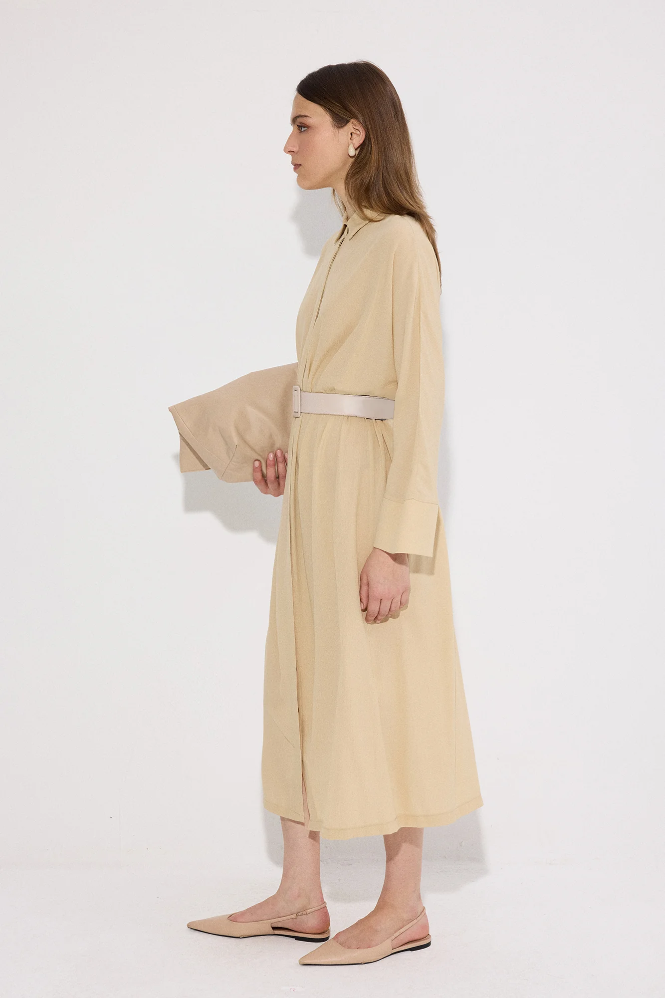 JAPANESE SLEEVE SHİRT DRESS - Image 4