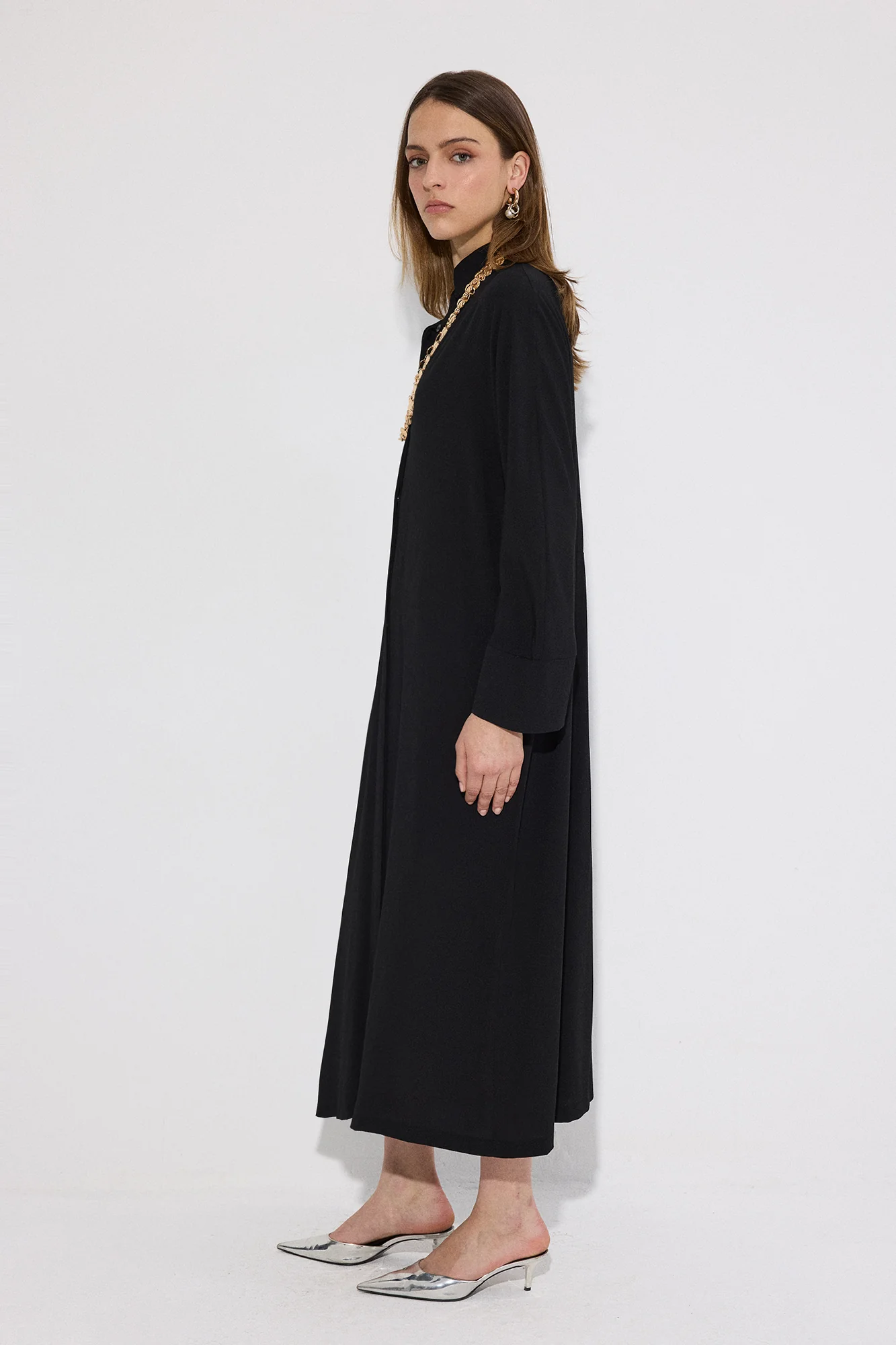 JAPANESE SLEEVE SHİRT DRESS - Image 3