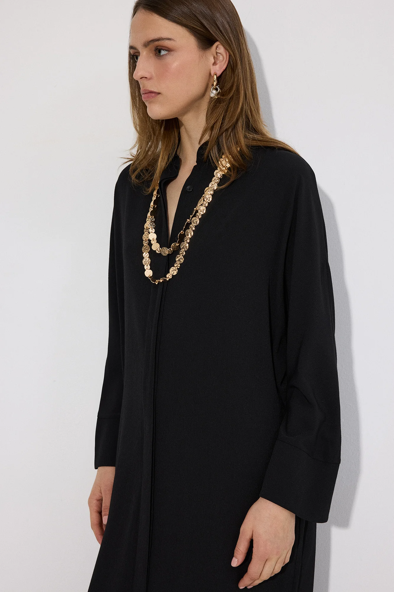 JAPANESE SLEEVE SHİRT DRESS - Image 4