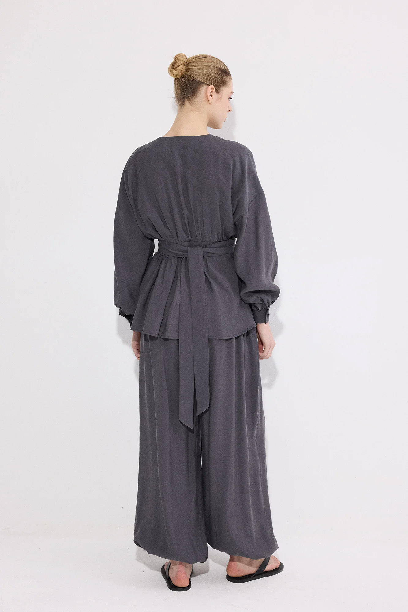 PEPLUM TUNİC AND HAREM PANTS 2-PİECE SET - Image 6