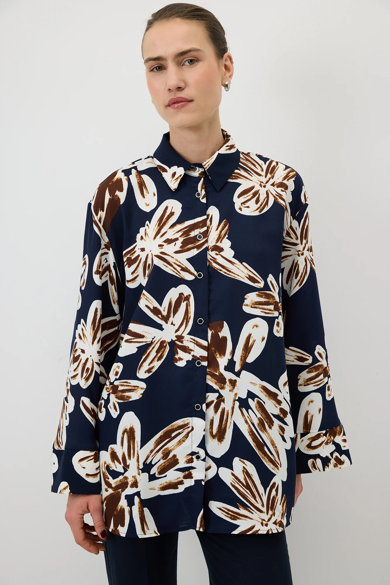 WIDE CUFF PRINTED SHIRT - Image 3