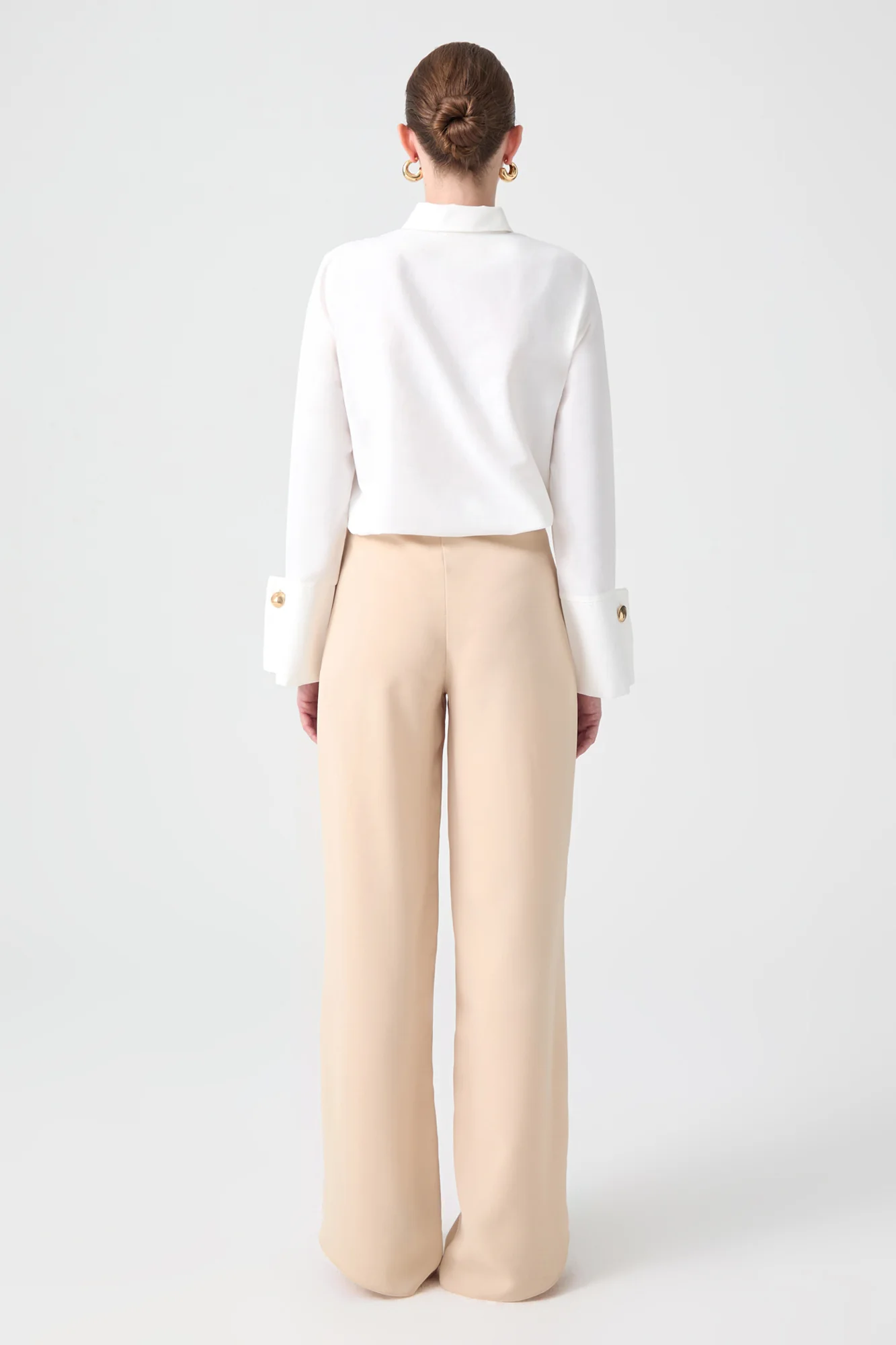 WIDE LEG CREPE TROUSERS - Image 5
