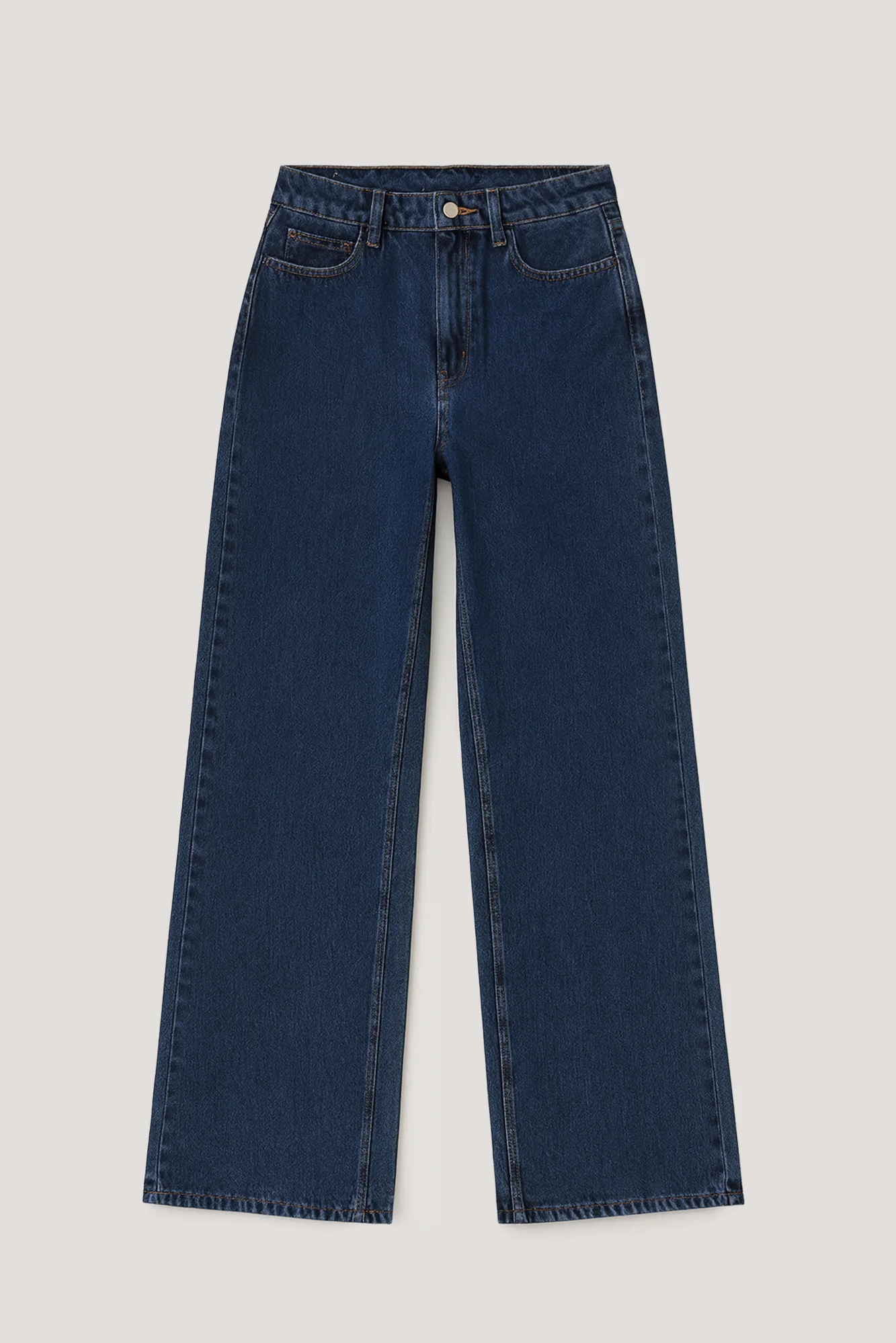 WIDE LEG DENIM TROUSERS - Image 3
