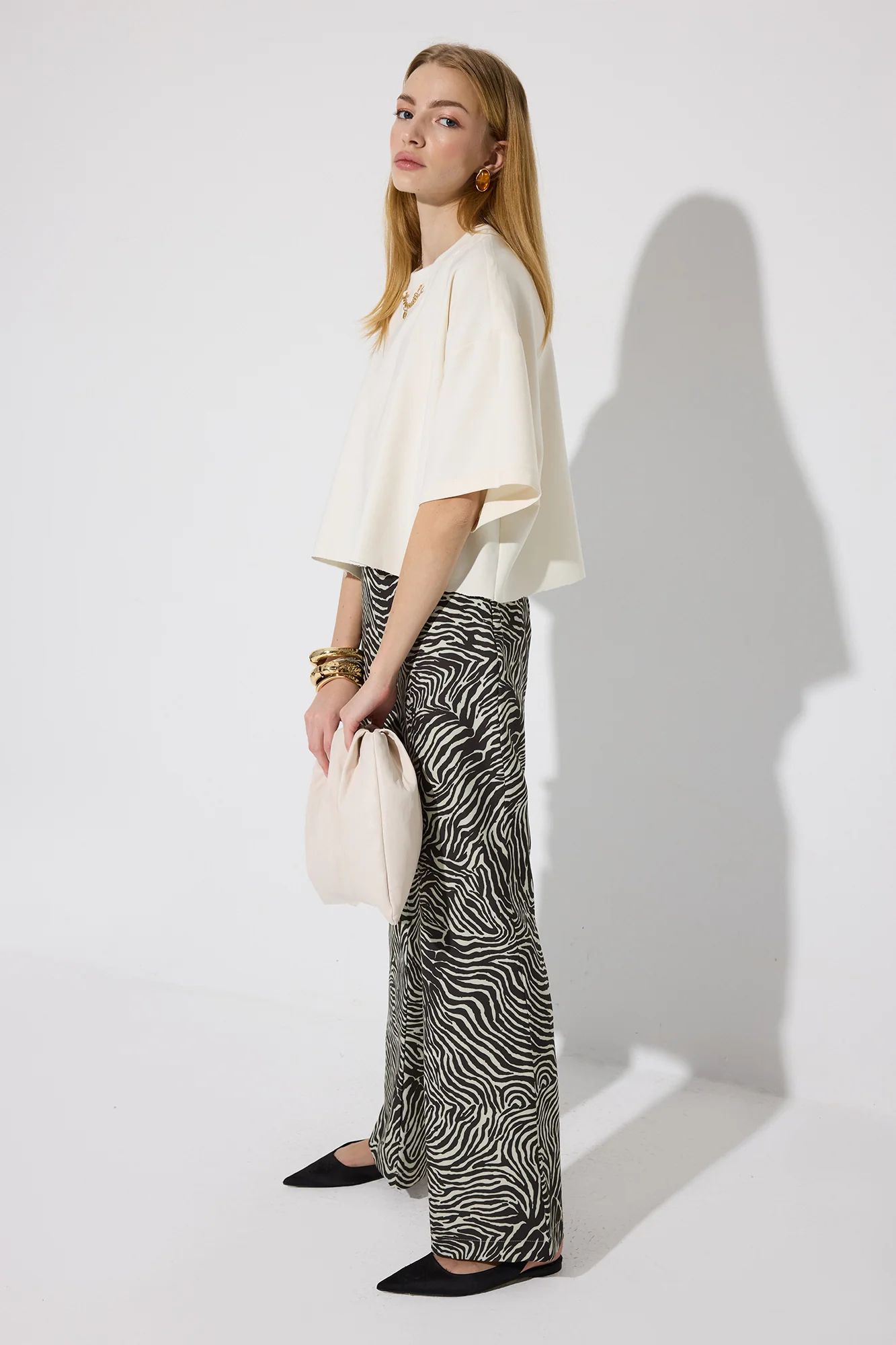 ZEBRA PATTERN TROUSERS - Image 3