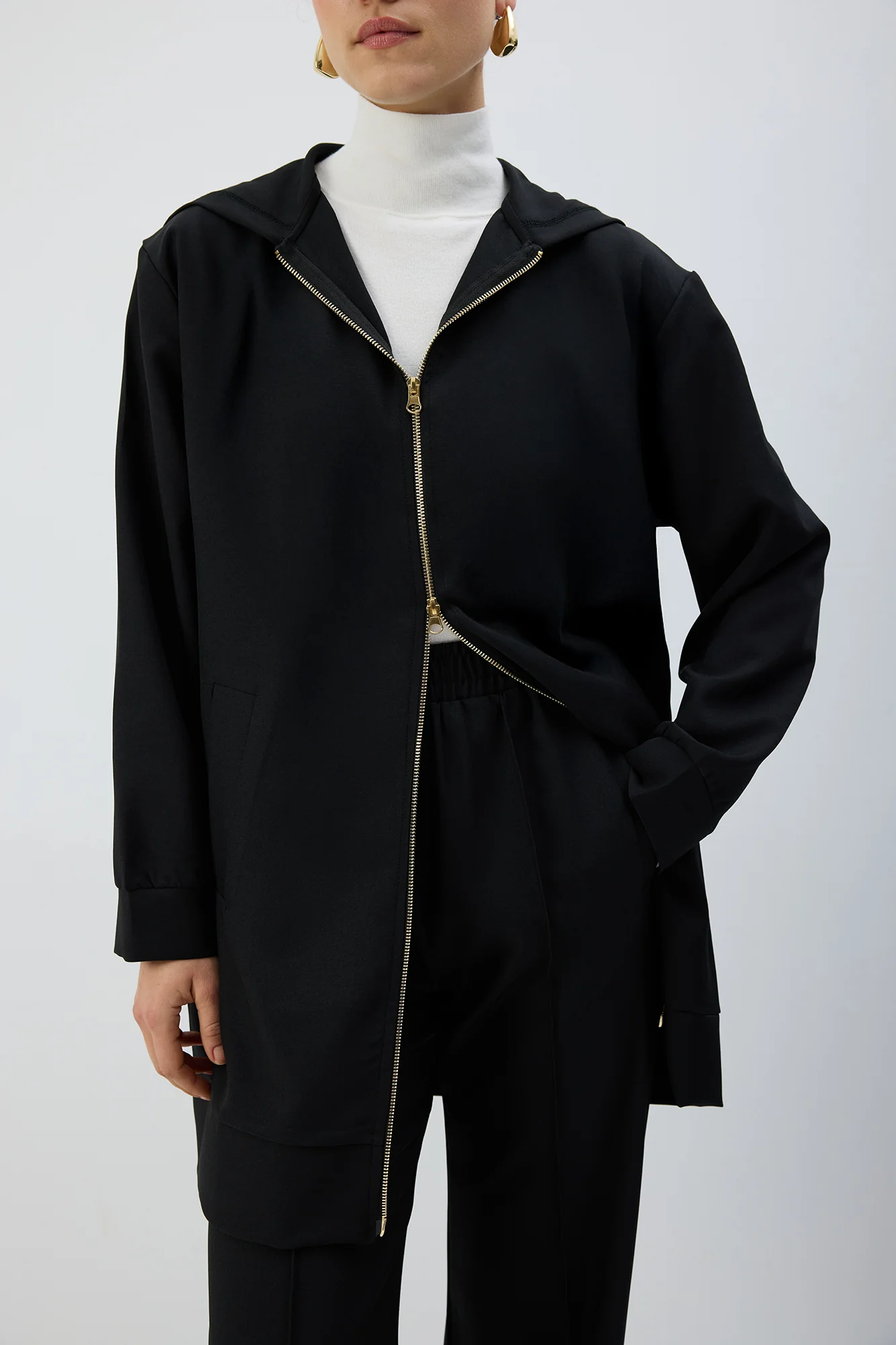 ZIP-UP HOODED JACKET - Image 6